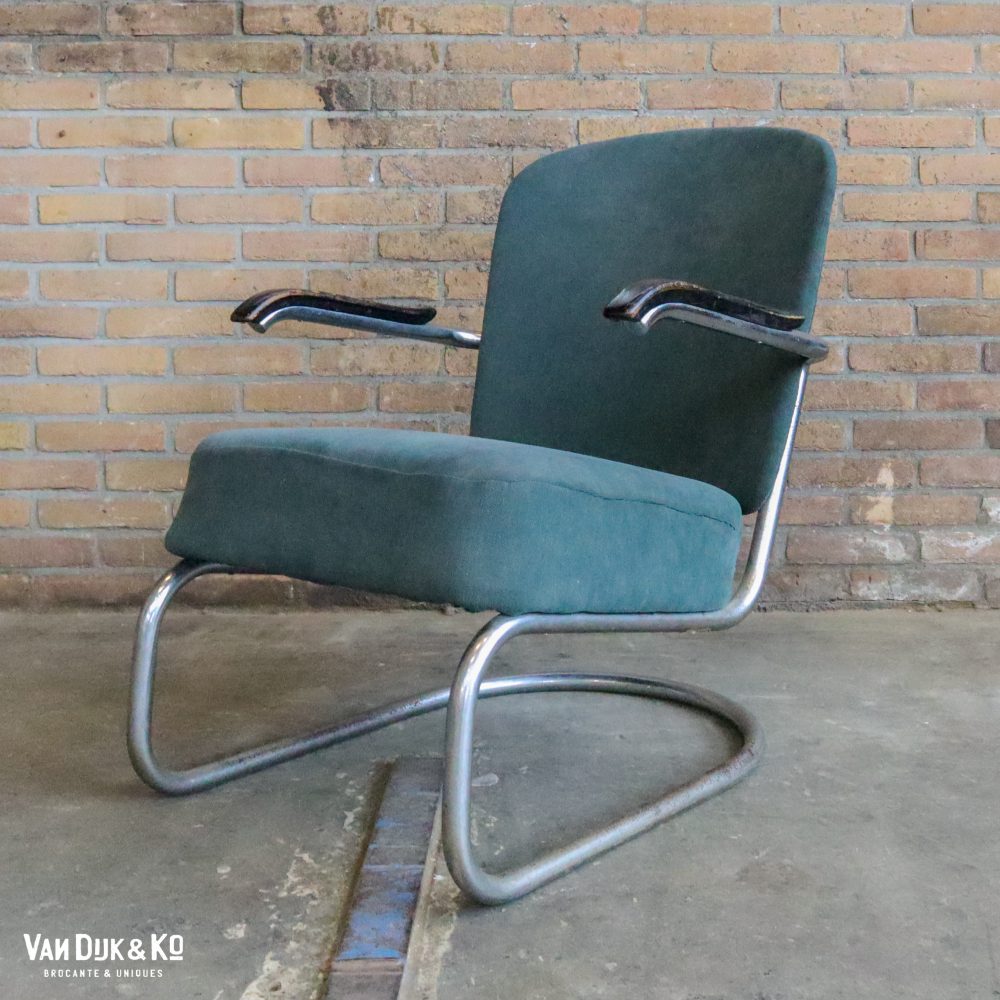 Vintage De Wit/Gispen Fauteuils - 2 stuks