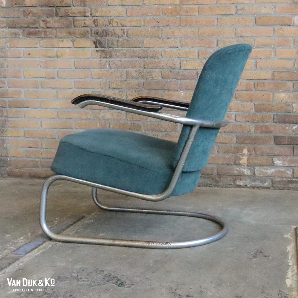 Vintage De Wit/Gispen Fauteuils - 2 stuks - Afbeelding 4