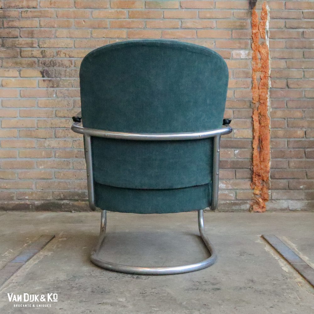 Vintage De Wit/Gispen Fauteuils - 2 stuks - Afbeelding 7