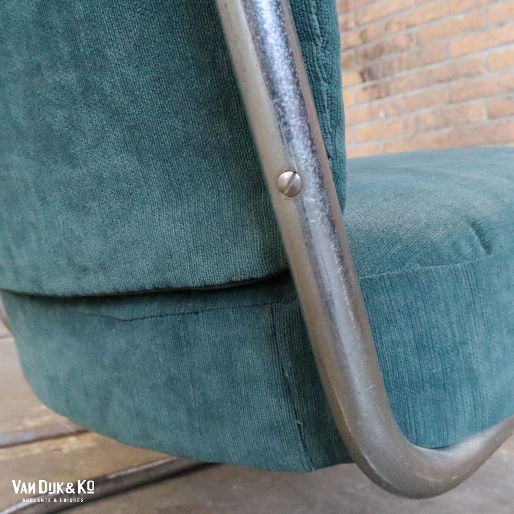 Vintage De Wit/Gispen Fauteuils - 2 stuks - Afbeelding 6