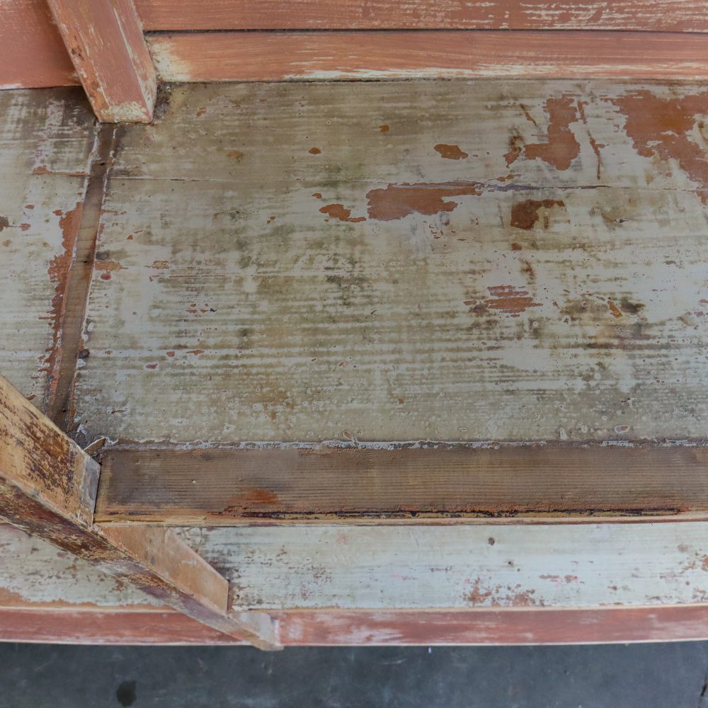 Brocante houten vakkenkast - Afbeelding 8