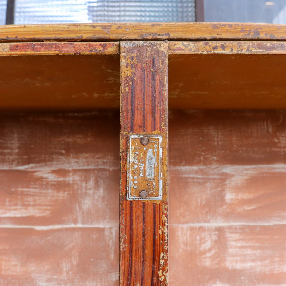 Brocante houten vakkenkast - Afbeelding 6