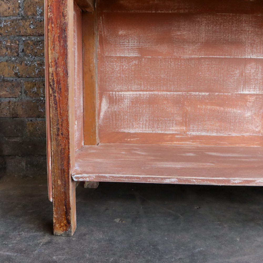 Brocante houten vakkenkast - Afbeelding 5