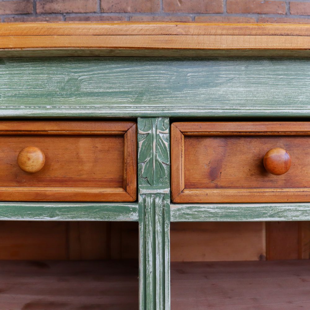Groene houten toog - Afbeelding 8