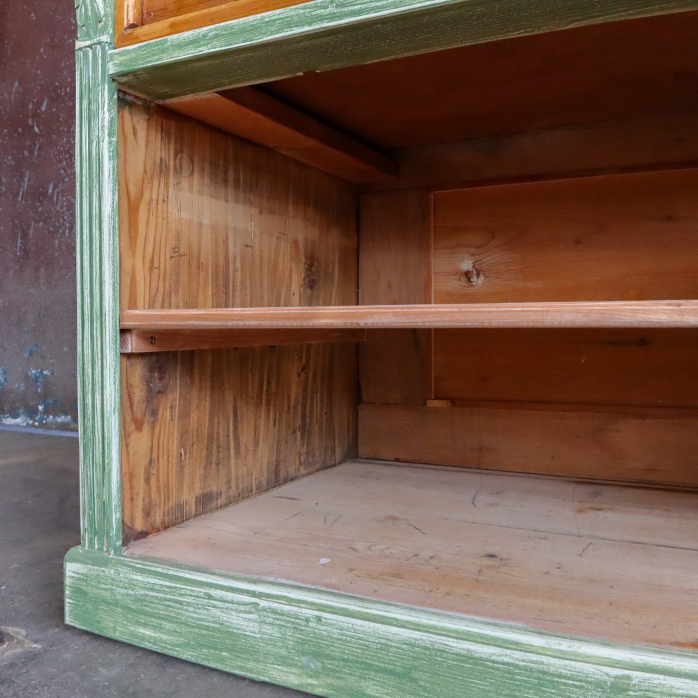 Groene houten toog - Afbeelding 7