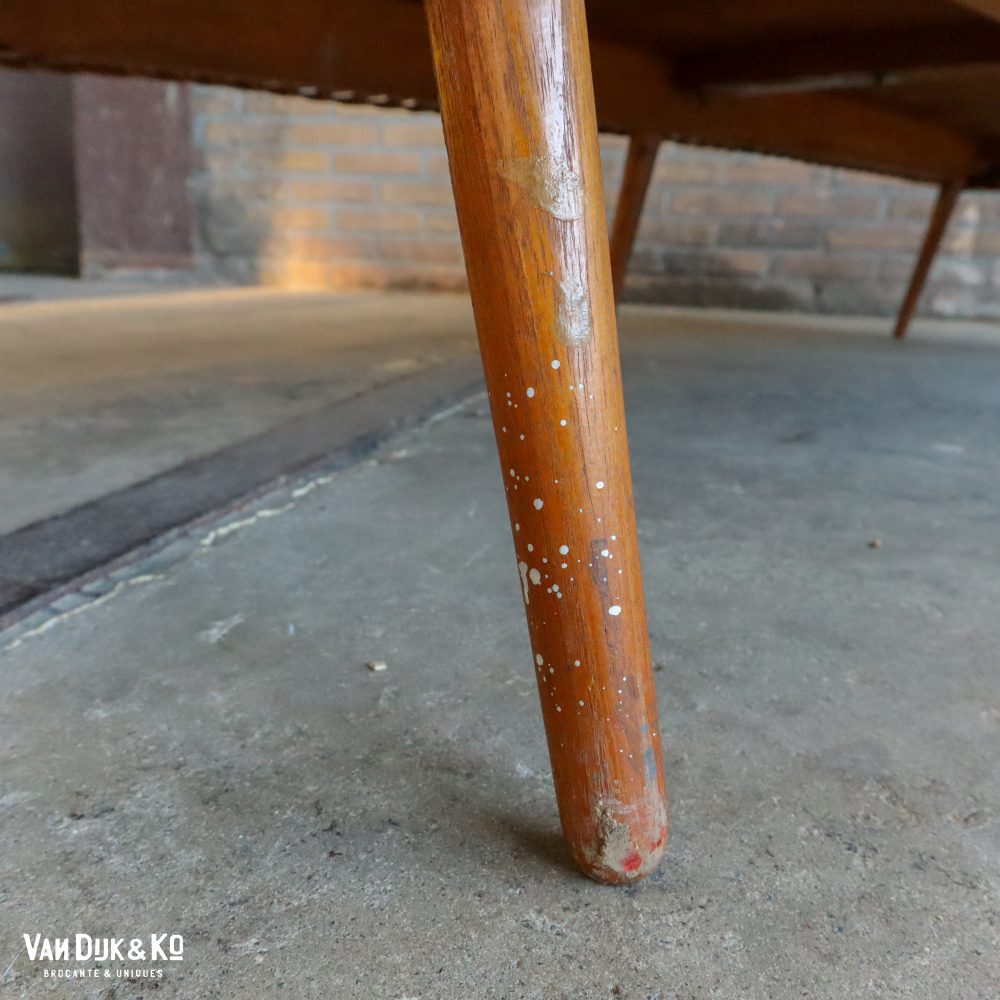 Vintage rotan bedbank - Afbeelding 3