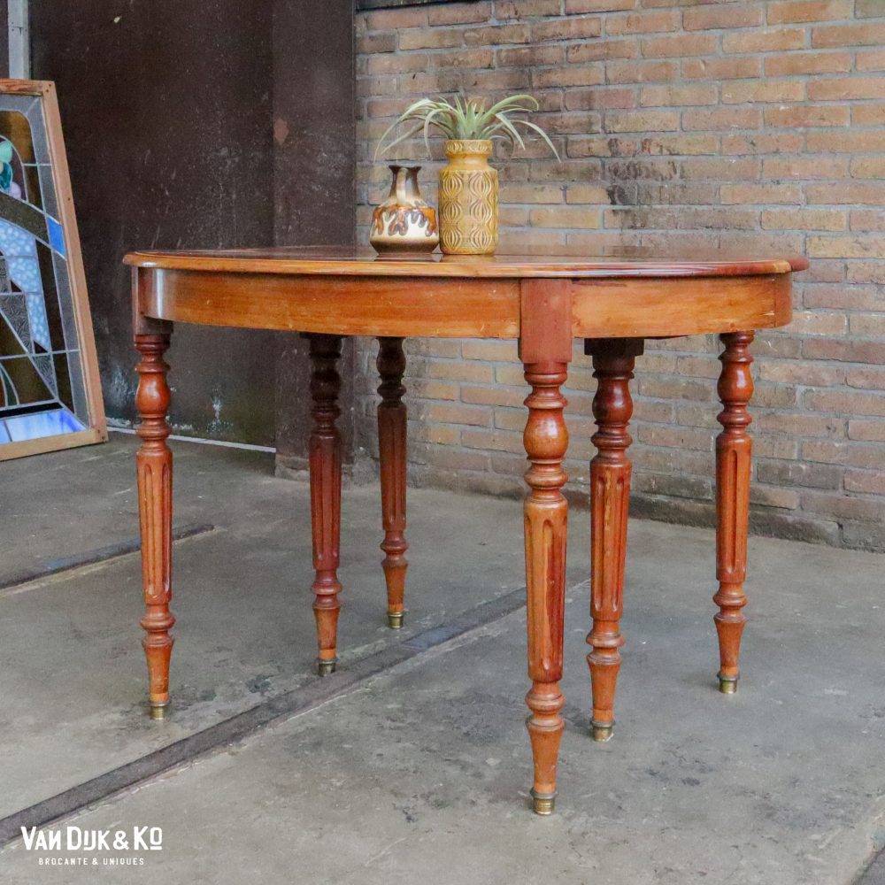 Antieke ovale tafel - Afbeelding 2