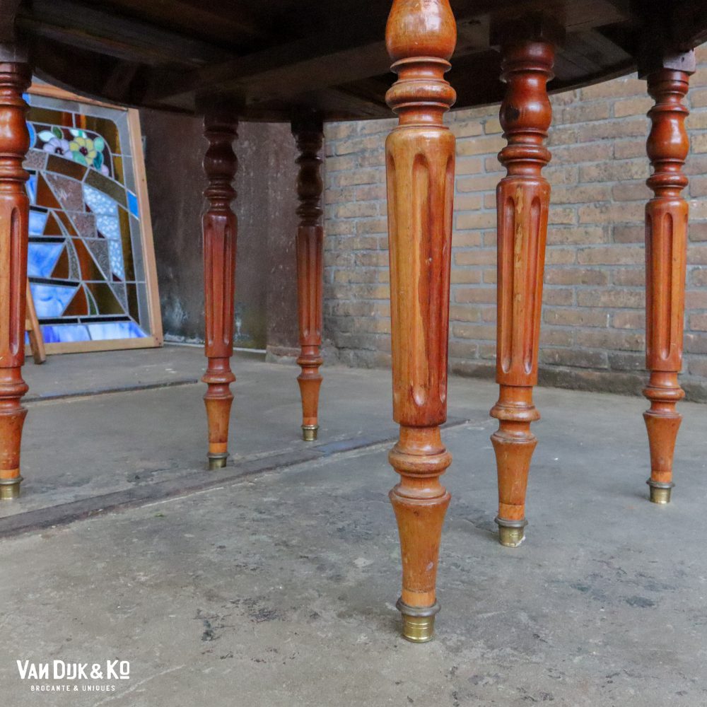 Antieke ovale tafel - Afbeelding 8