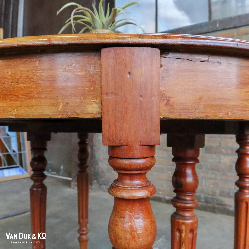 Antieke ovale tafel - Afbeelding 5