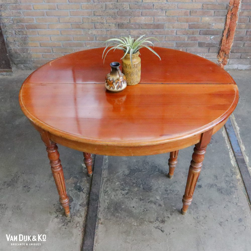 Antieke ovale tafel - Afbeelding 3