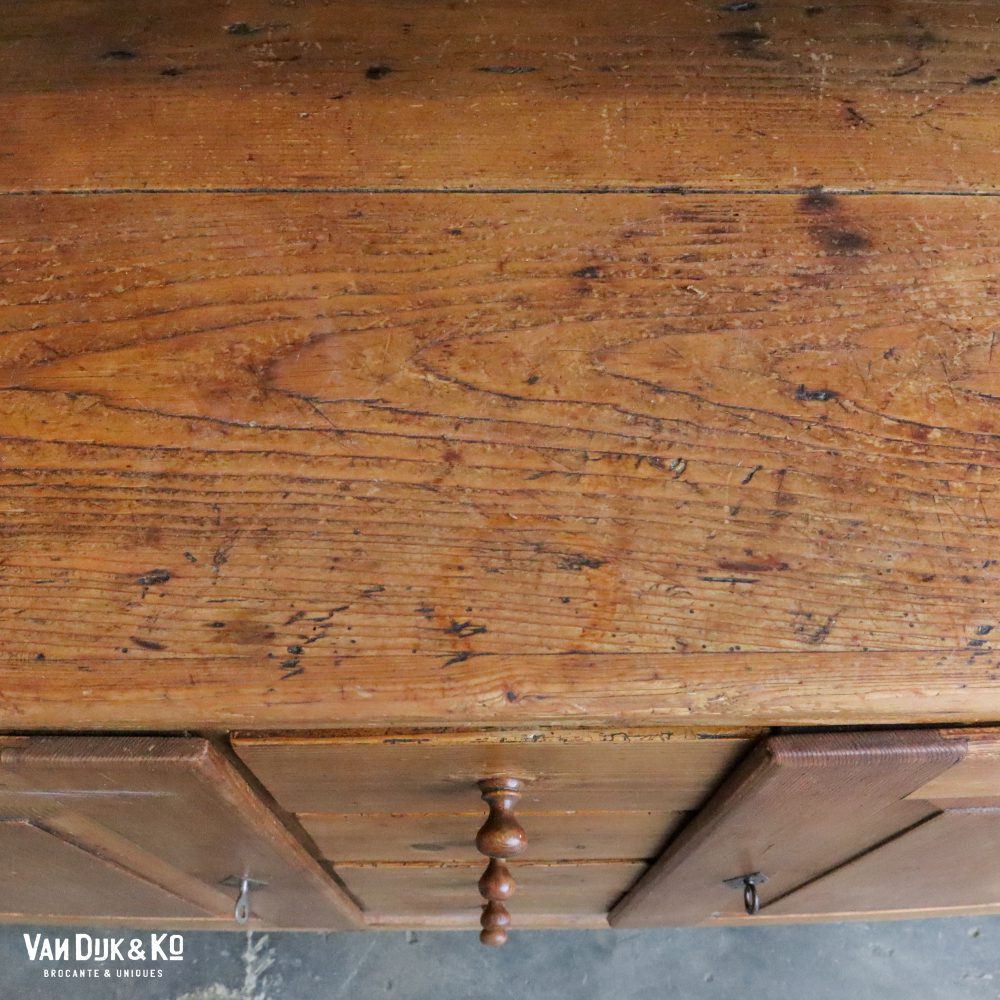 Brocante houten buffetkast - Afbeelding 9