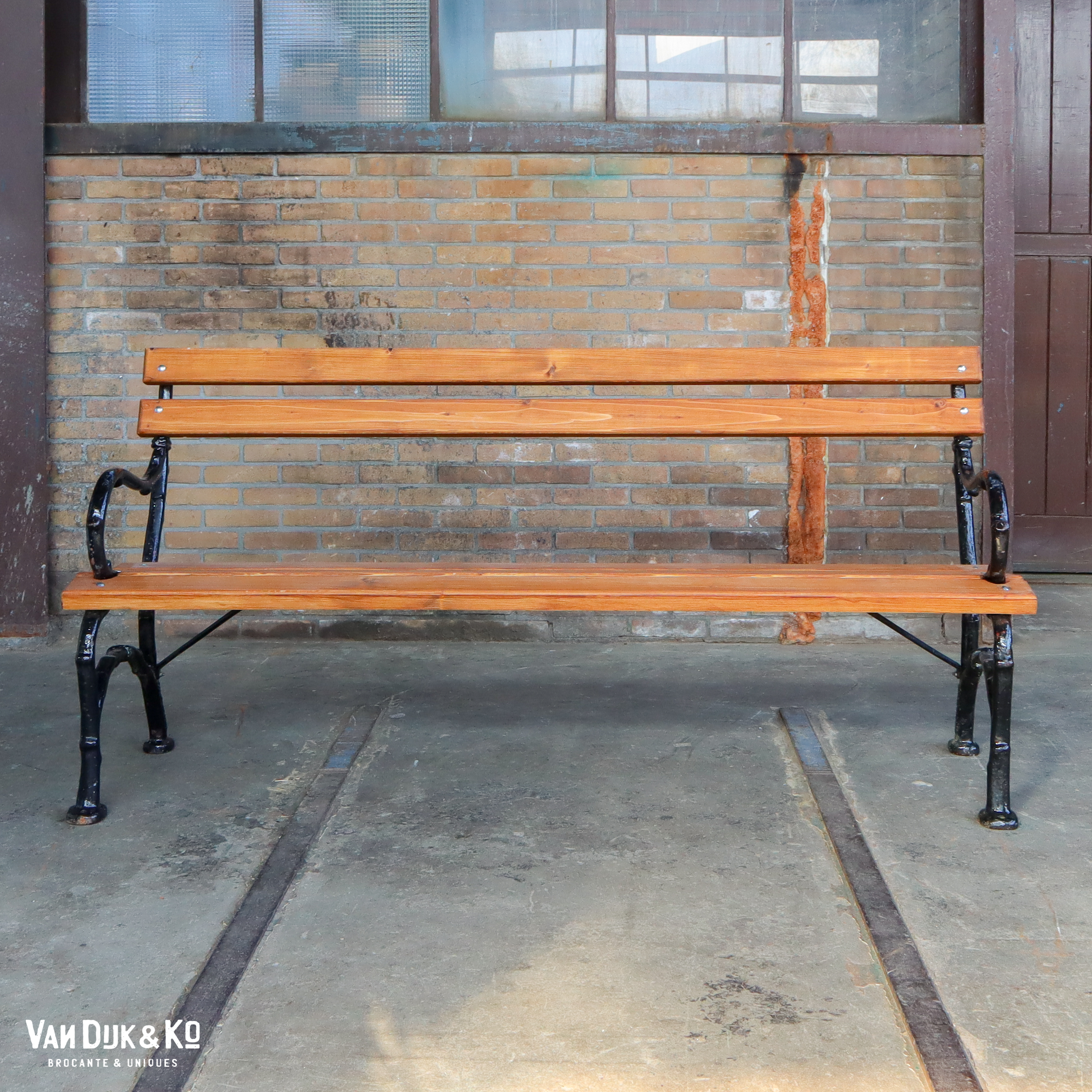 Brocante tuinbank - Afbeelding 4