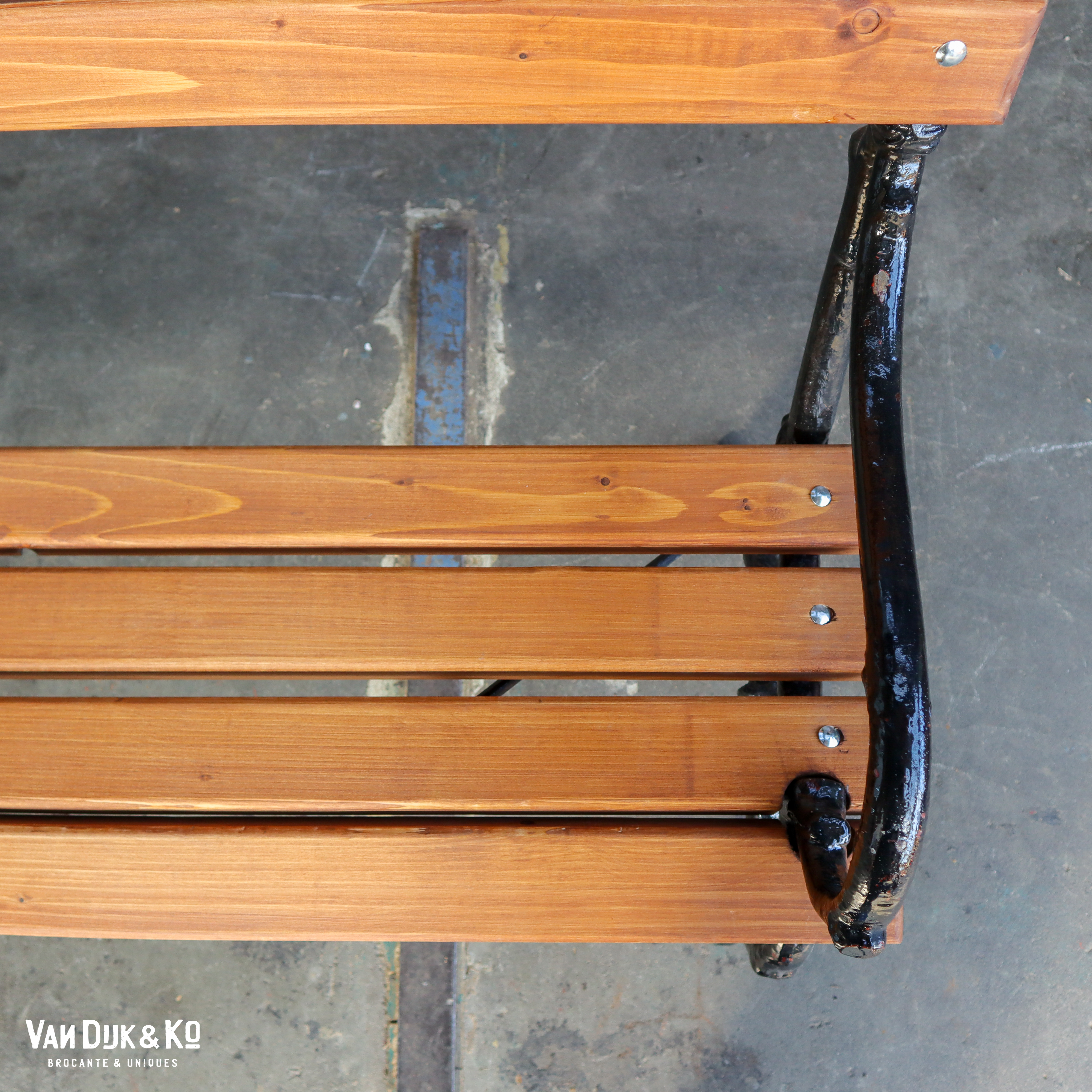 Brocante tuinbank - Afbeelding 6
