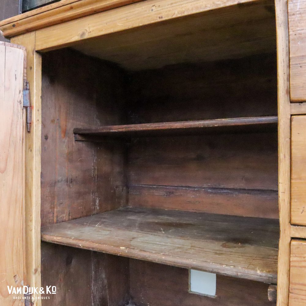Brocante houten buffetkast - Afbeelding 5