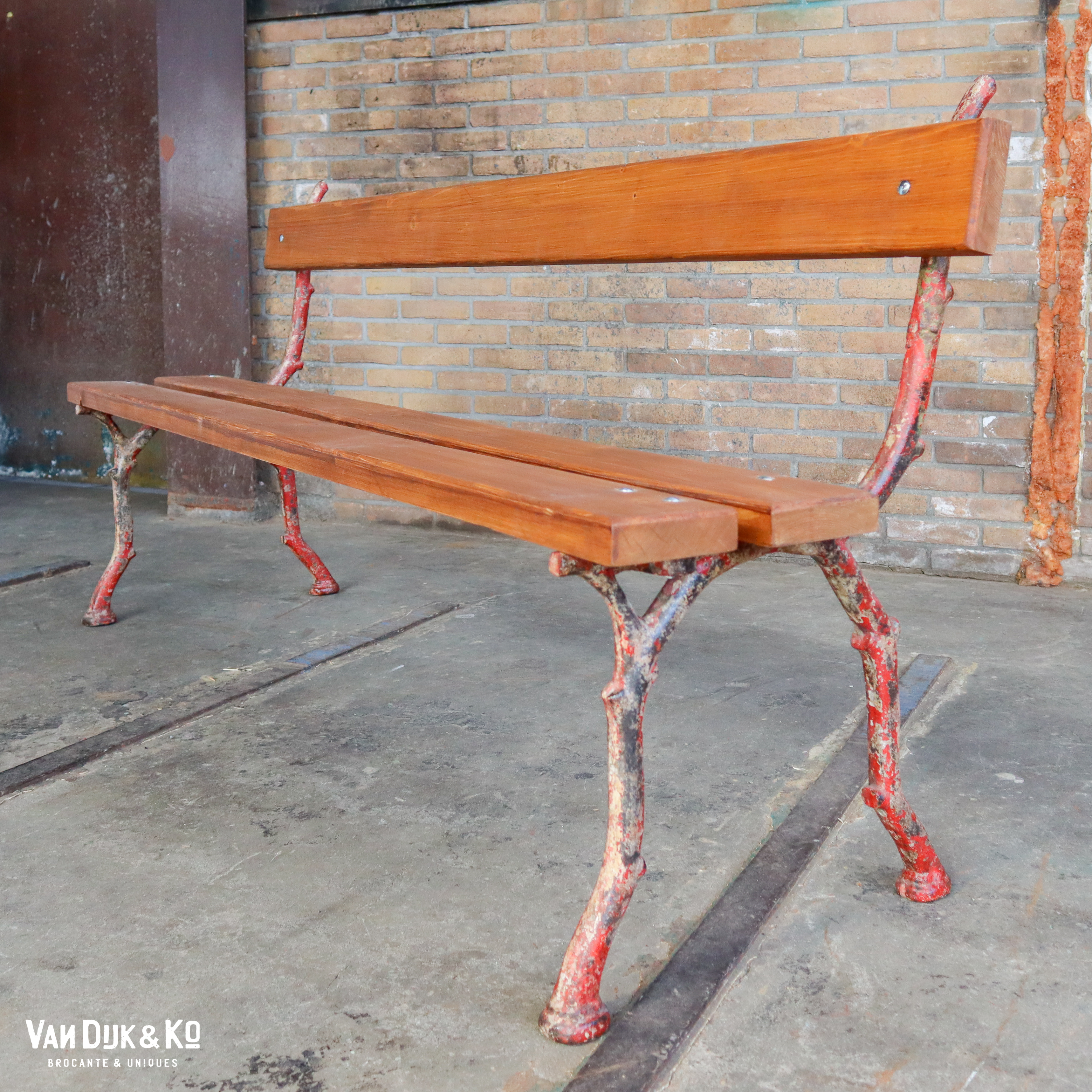 Brocante tuinbank - Afbeelding 6