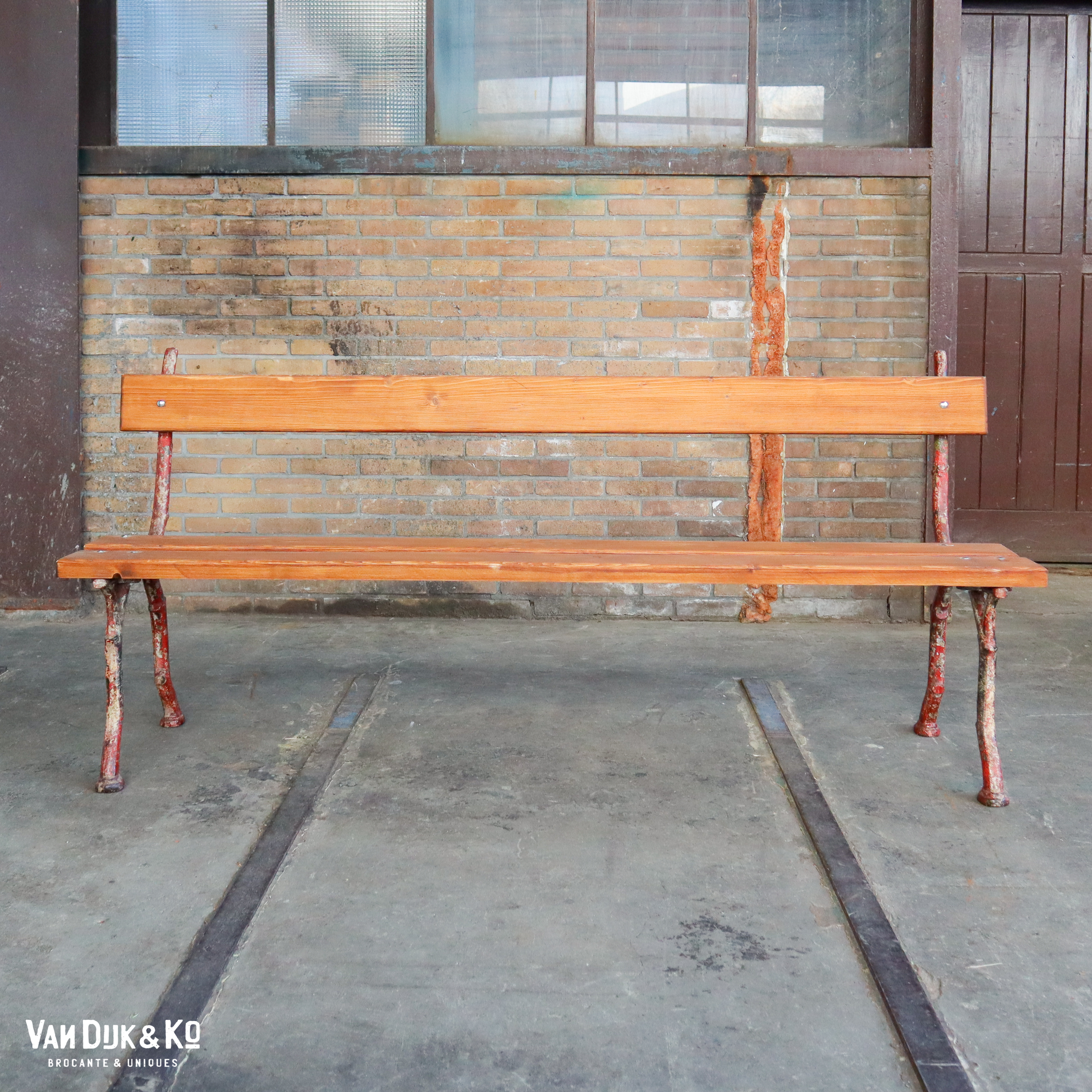 Brocante tuinbank - Afbeelding 4