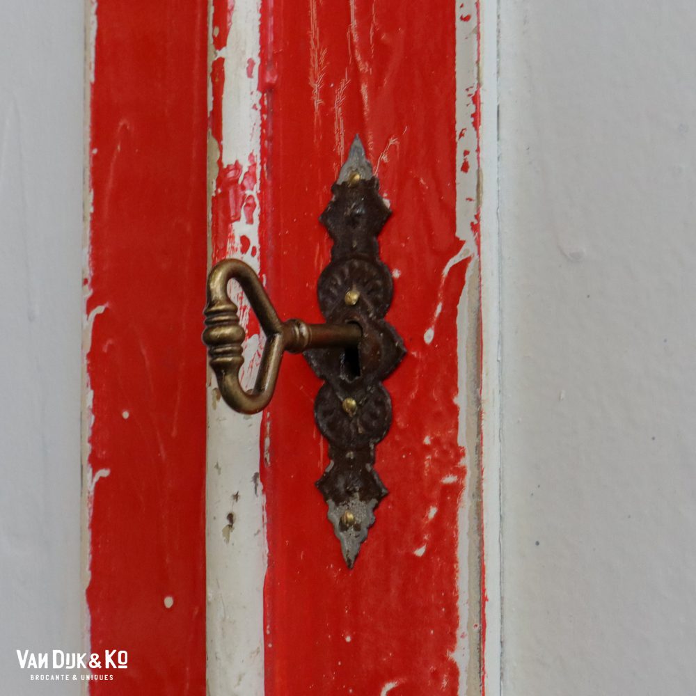 Rood-witte linnenkastje - Afbeelding 4