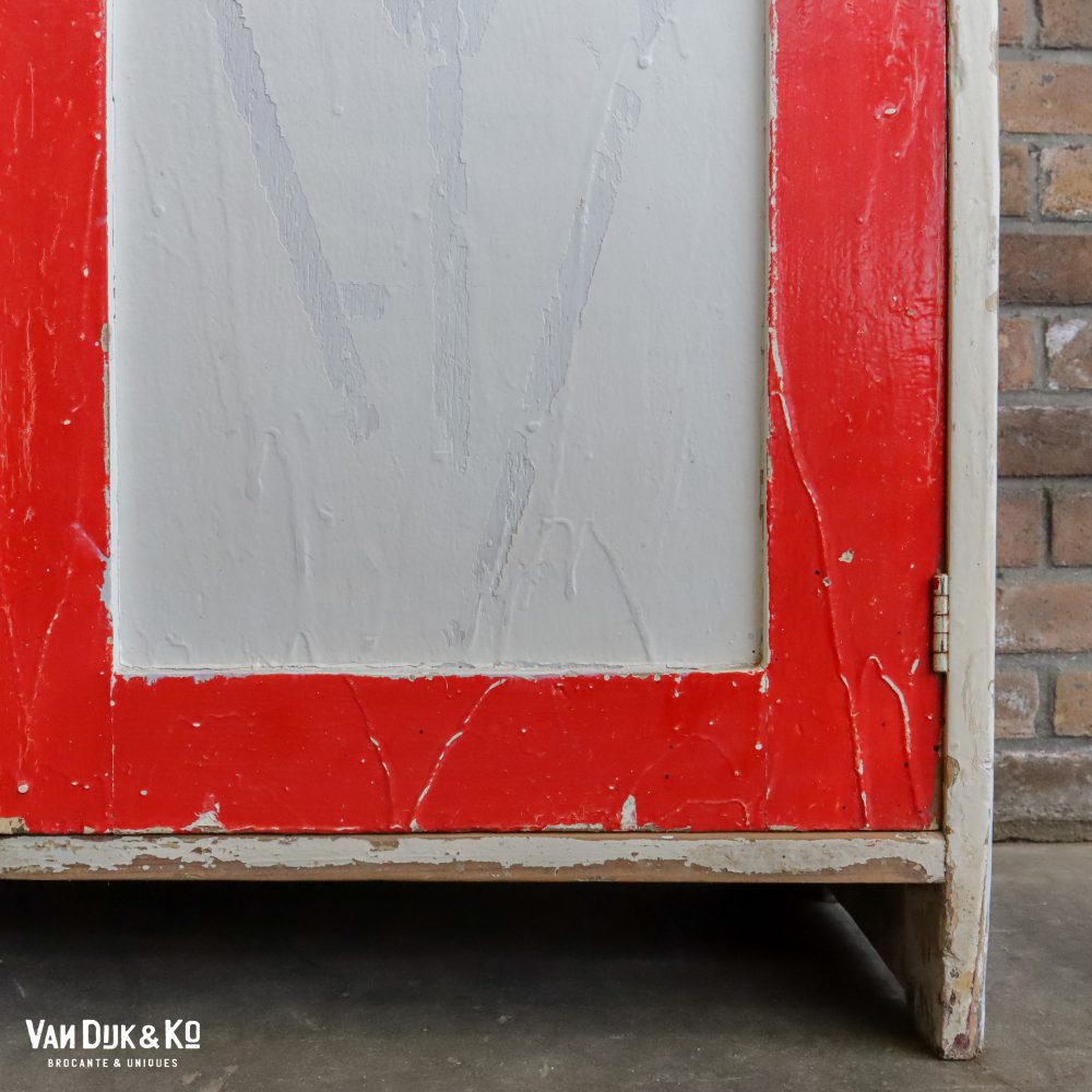 Rood-witte linnenkastje - Afbeelding 3