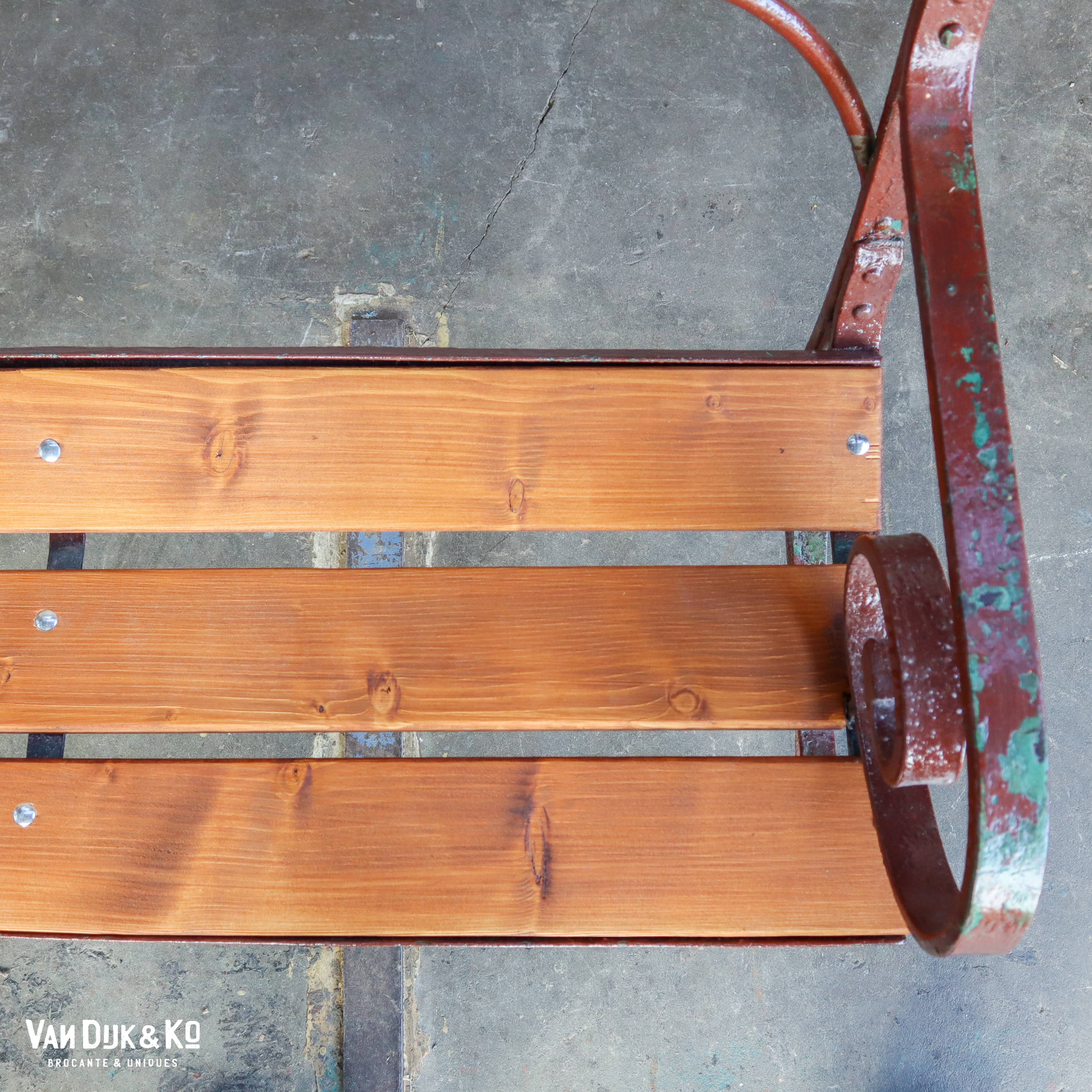 Brocante tuinbank - Afbeelding 5