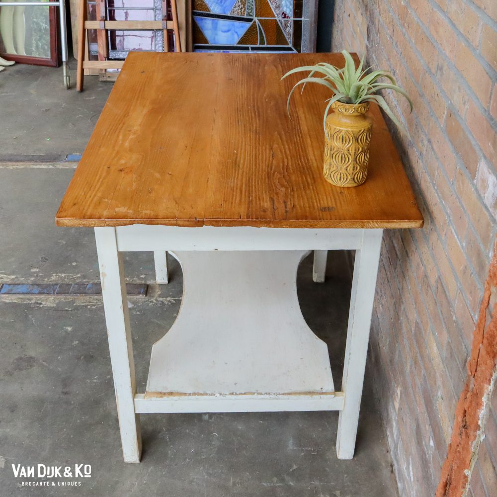 Witte tafel met lade - Afbeelding 4