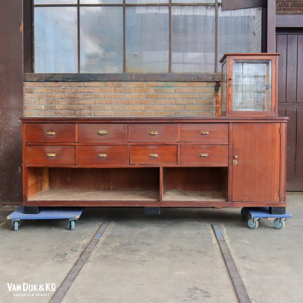 Vintage winkel toonbank