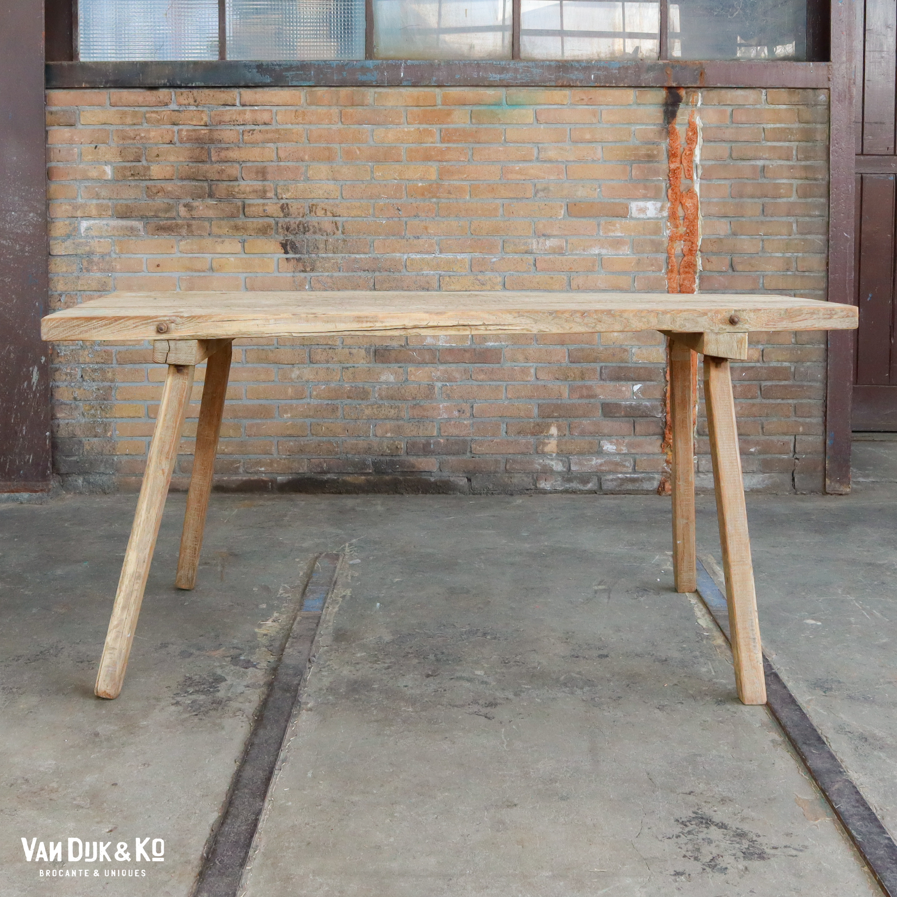 Houten slachttafel - Afbeelding 2