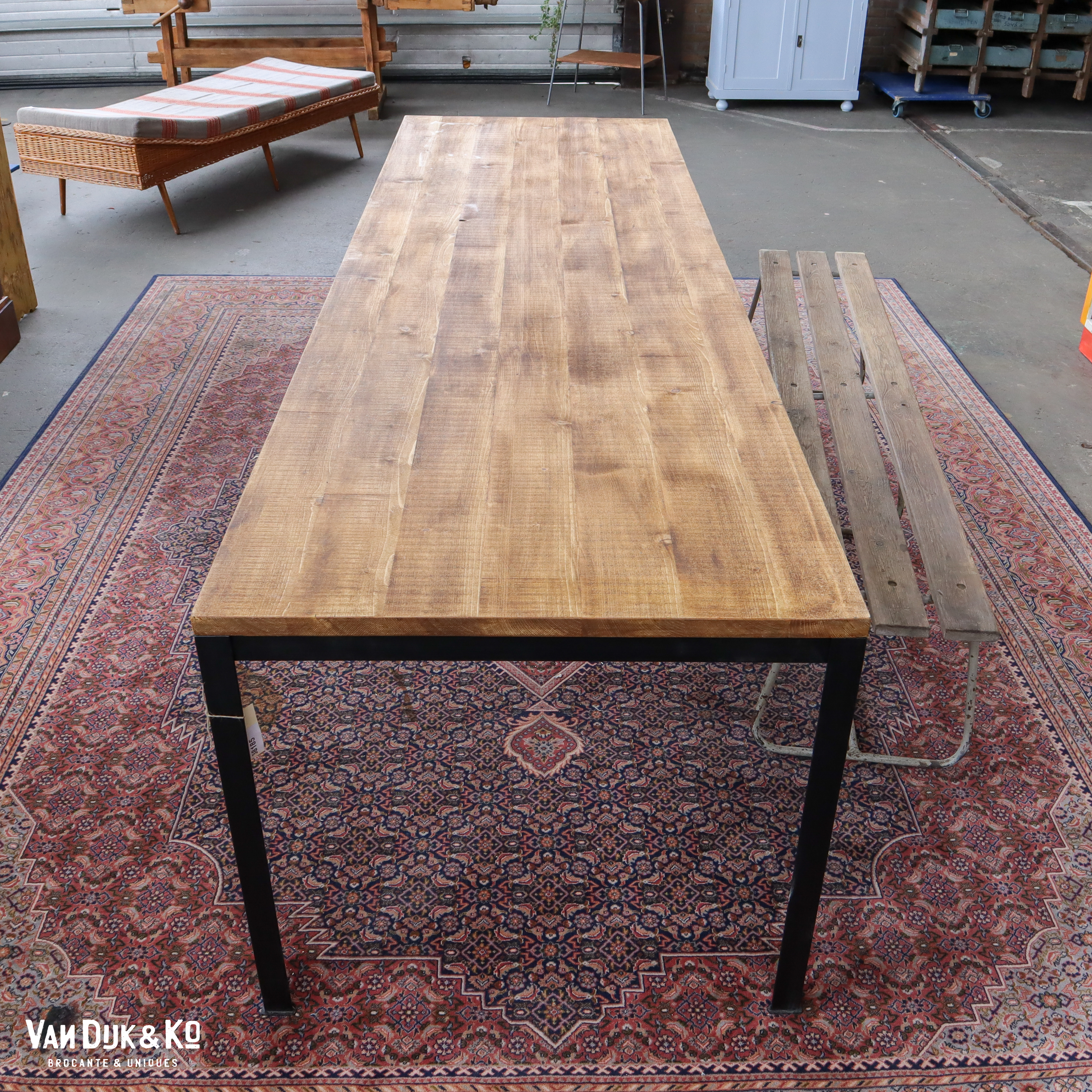 Industriële eettafel - Afbeelding 2