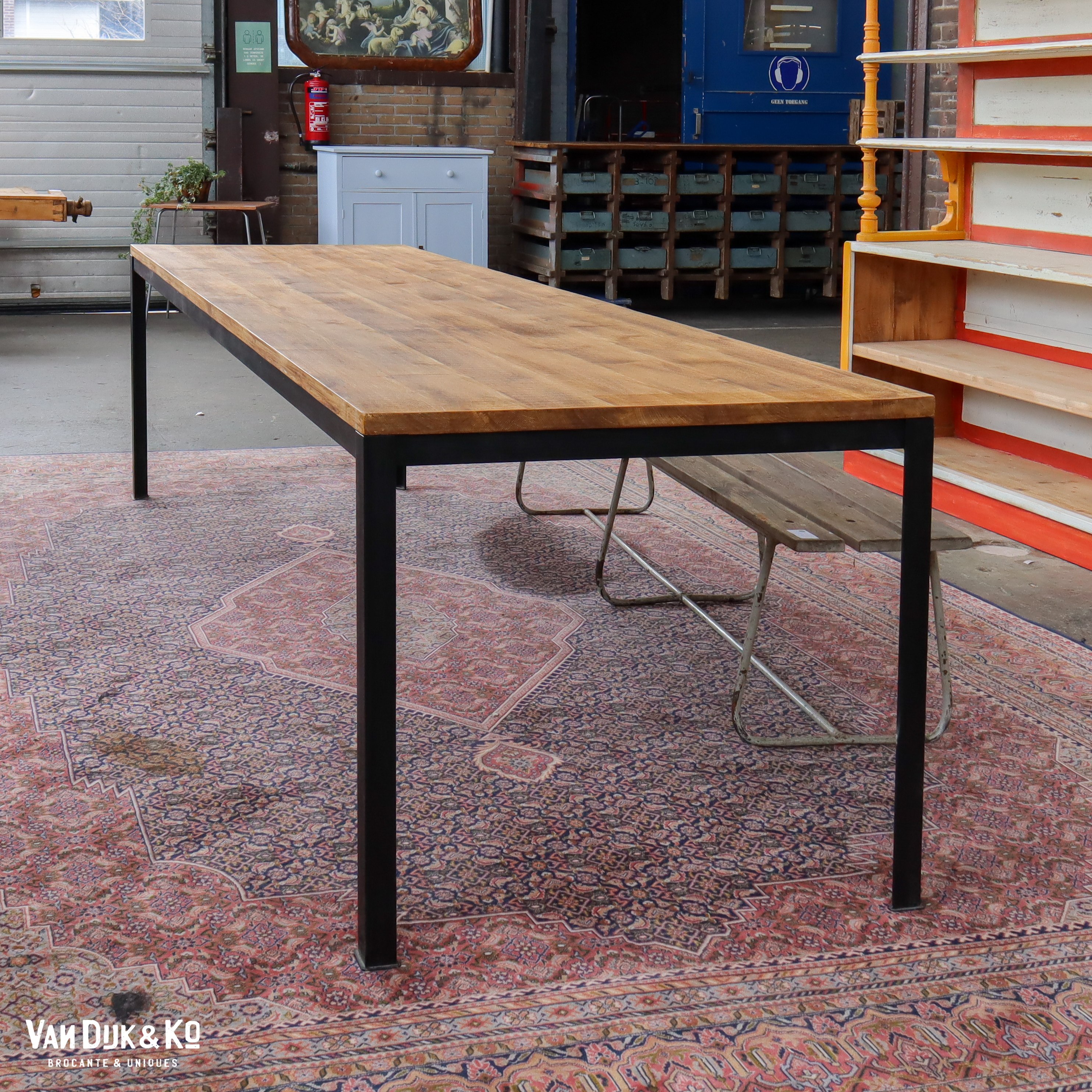 Industriële eettafel - Afbeelding 5