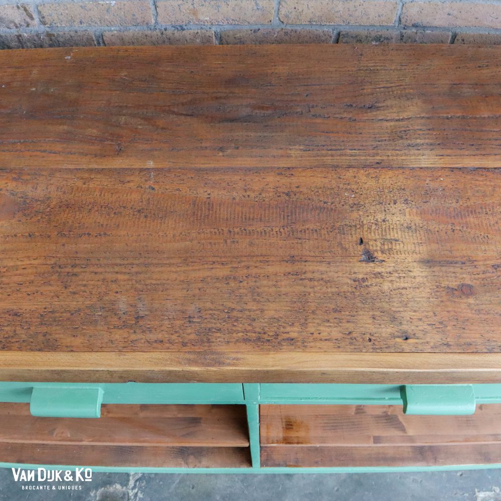 Groene houten toog - Afbeelding 10