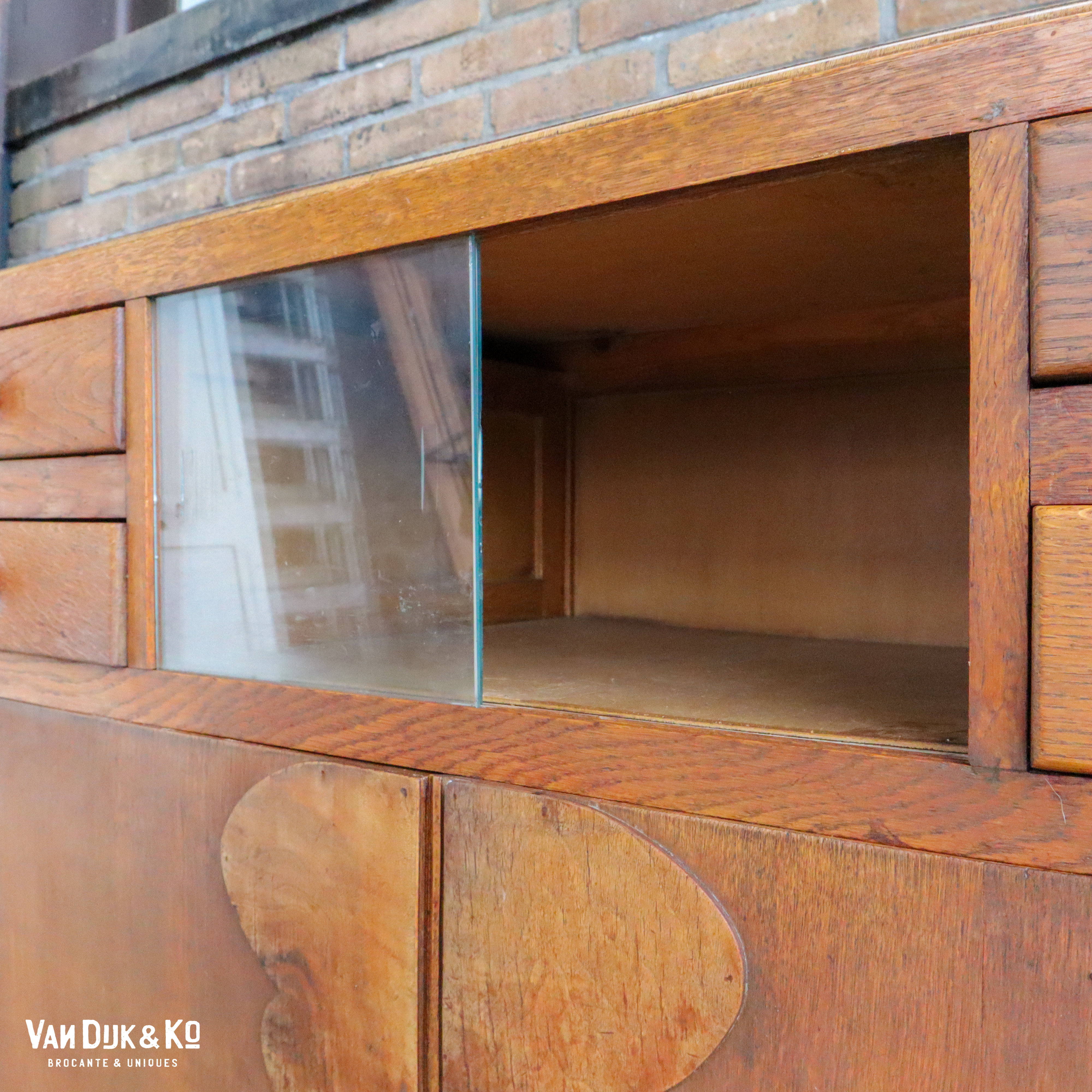 Vintage wandkast - Afbeelding 3