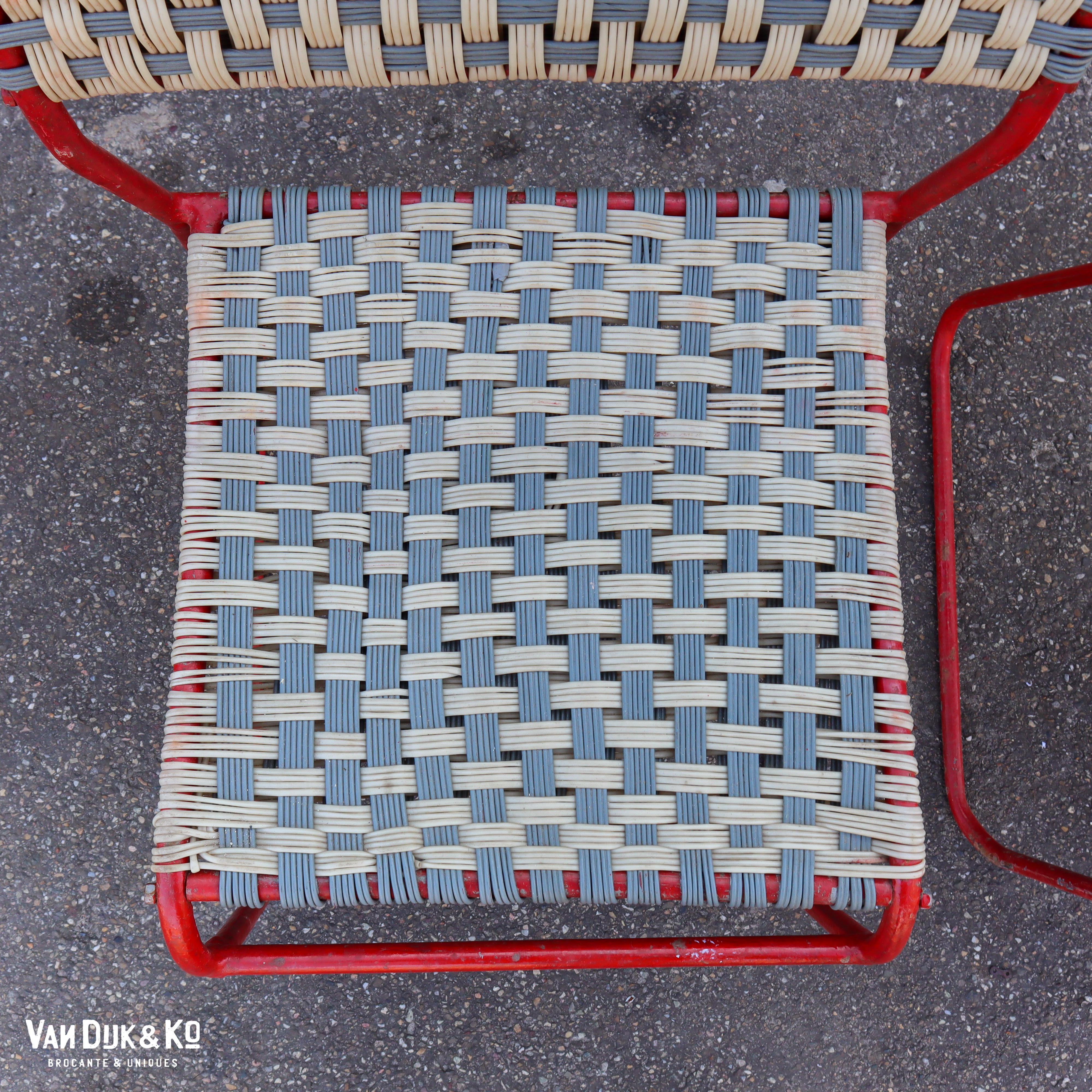 Brocante tuinstoelen - set van 2 - Afbeelding 3
