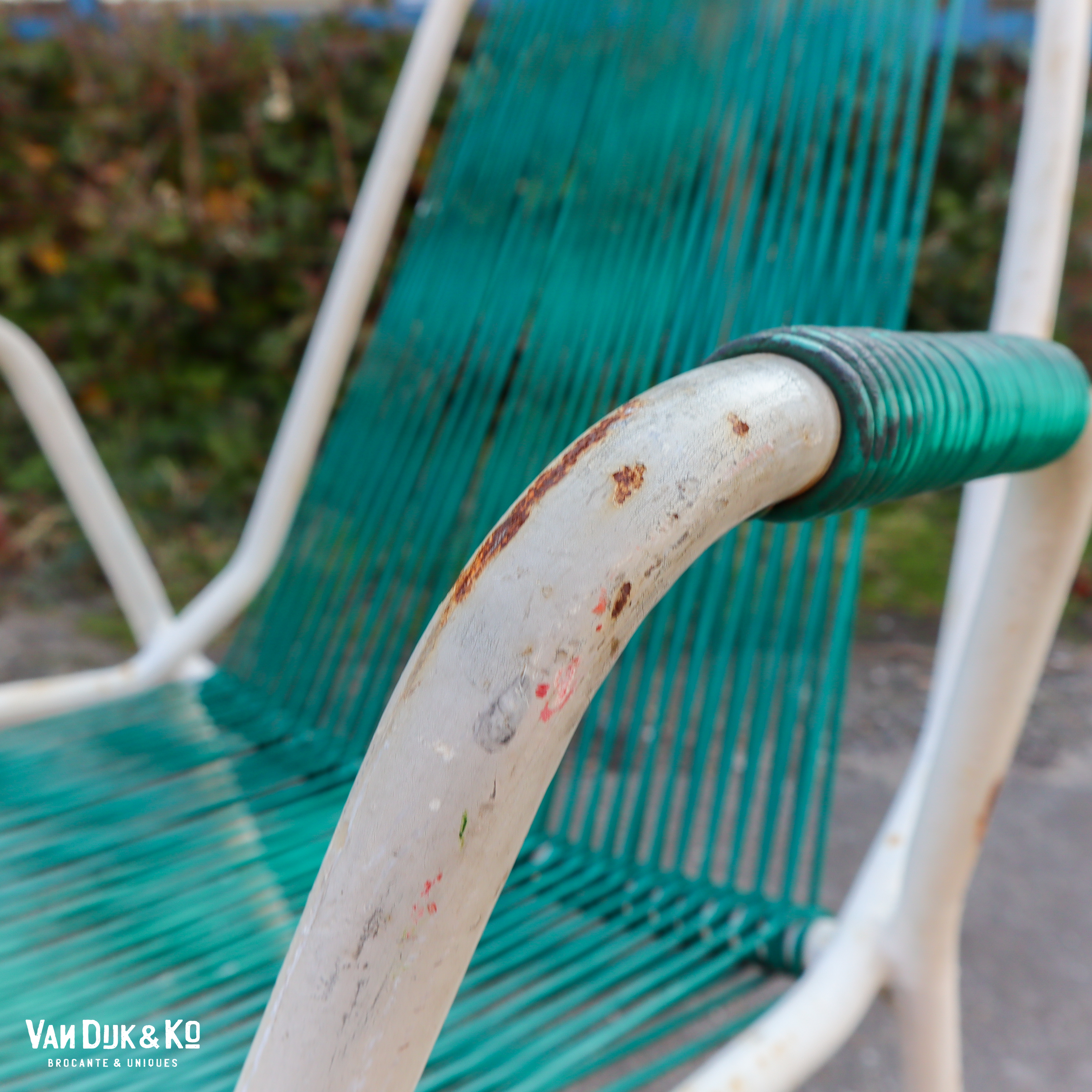 Vintage tuinstoelen - set van 2 - Afbeelding 7