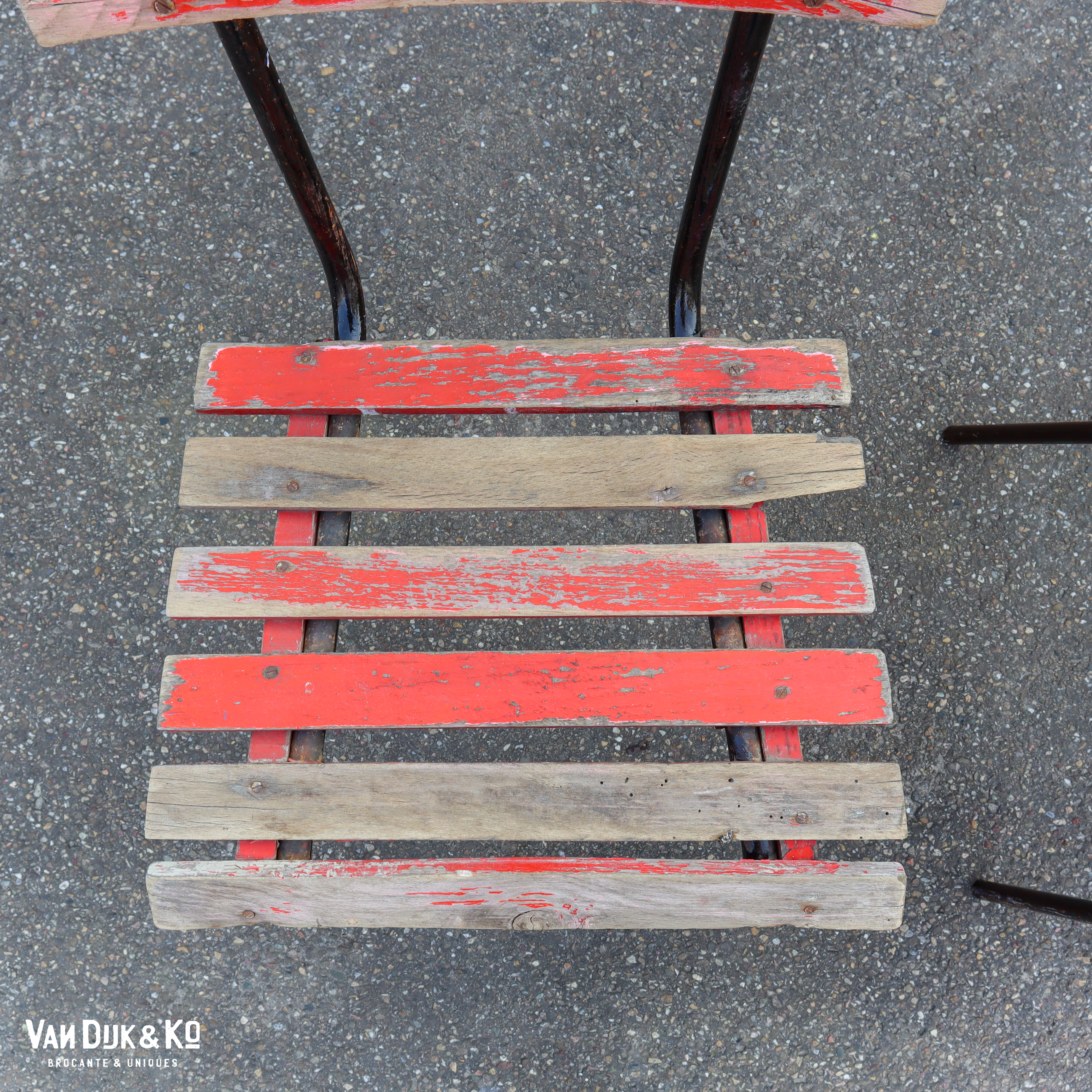 Brocante tuinstoelen - set van 2 - Afbeelding 4