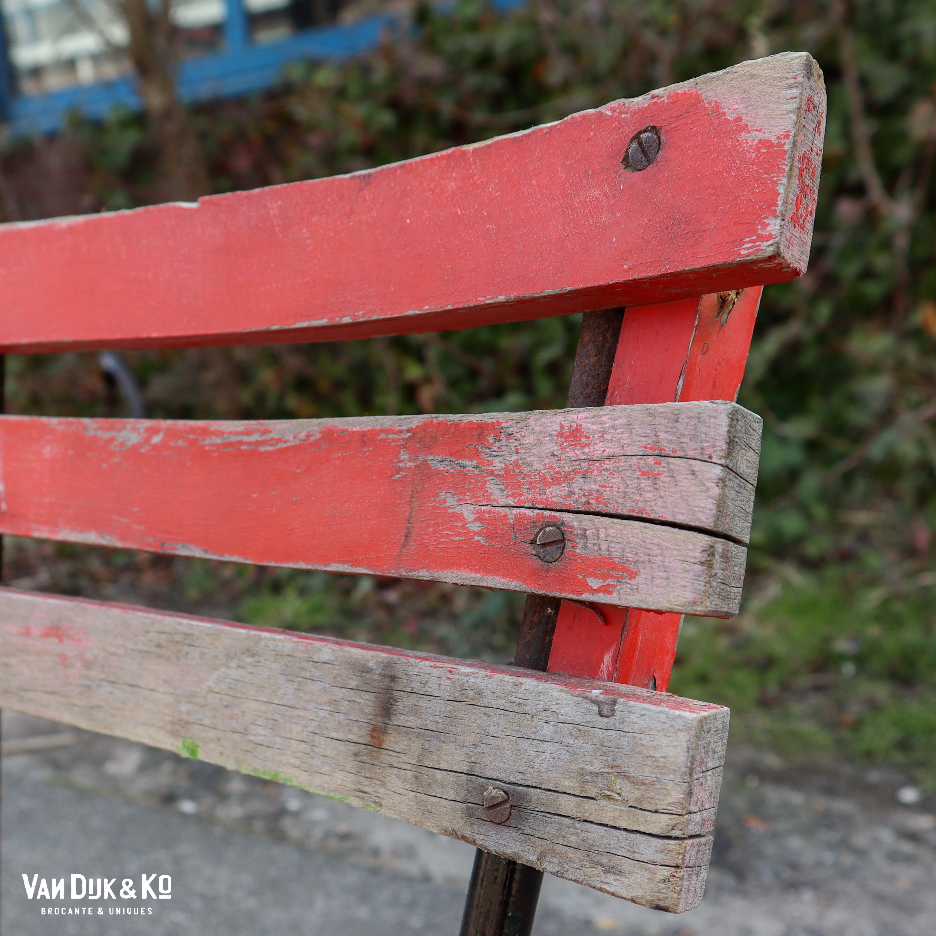 Brocante tuinstoelen - set van 2 - Afbeelding 6