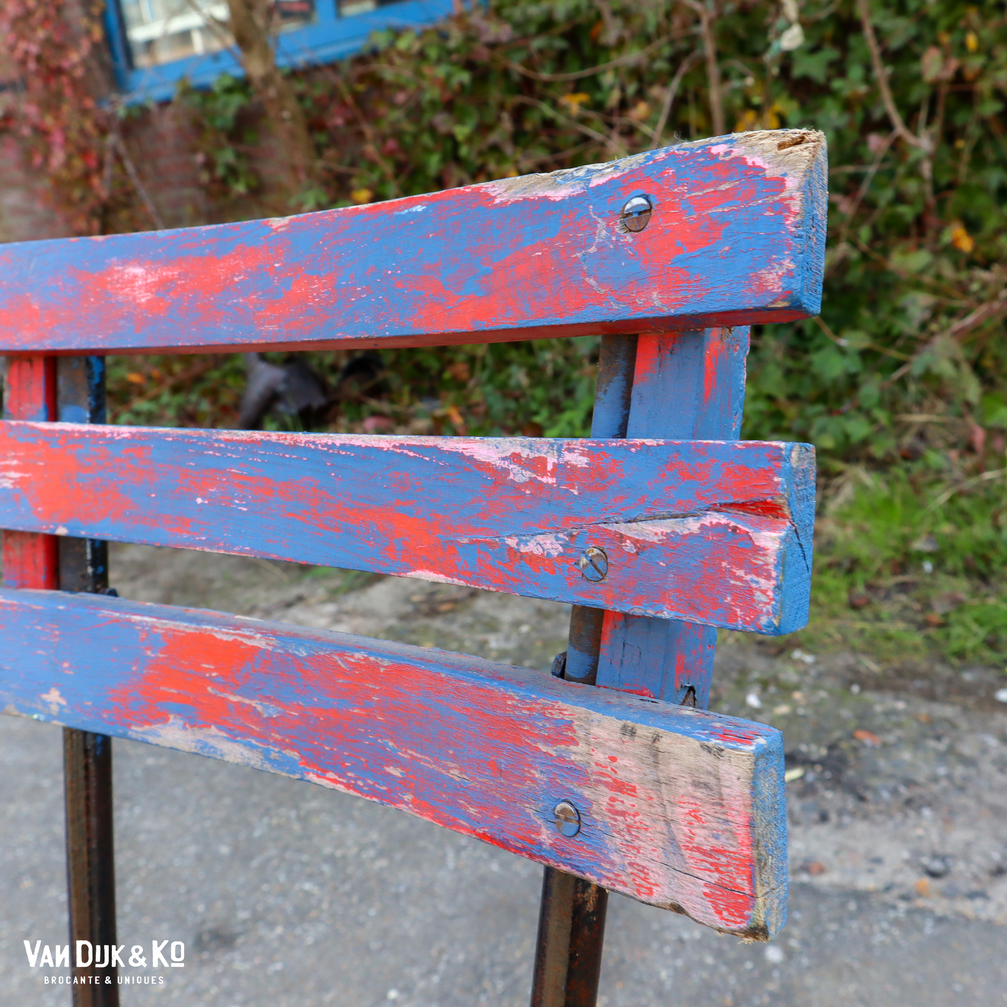 Brocante tuinstoelen - set van 2 - Afbeelding 6