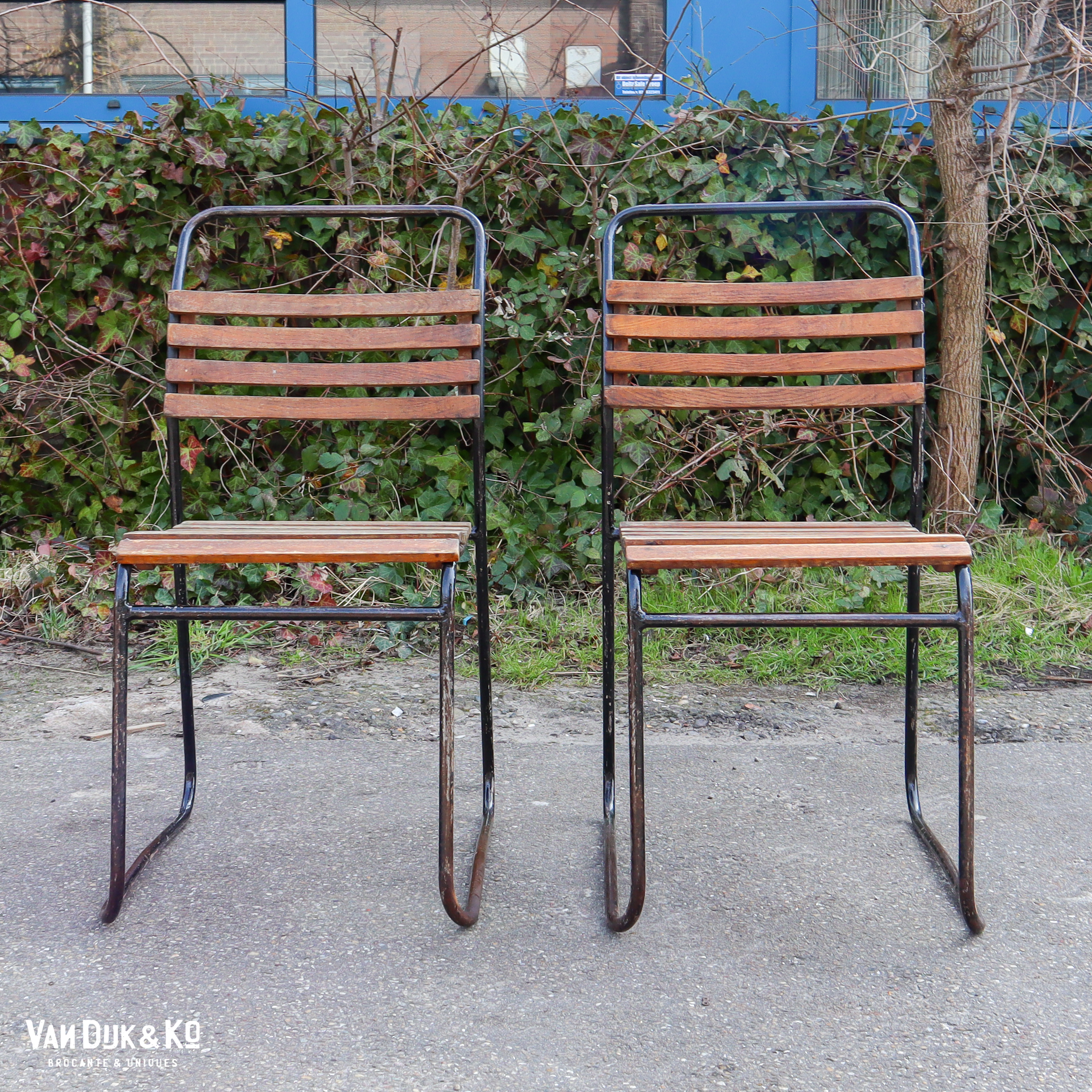 Vintage tuinstoelen