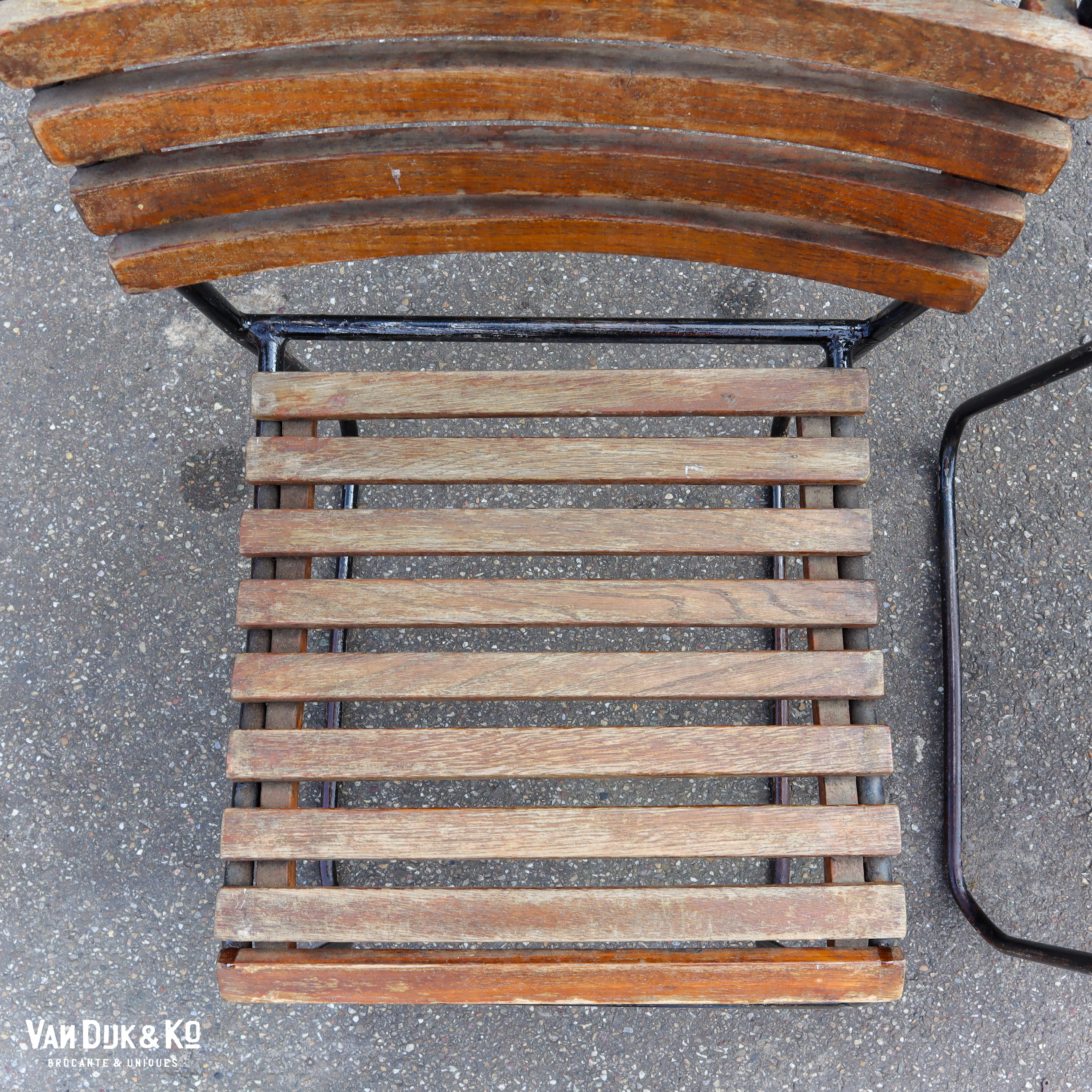 Vintage tuinstoelen - set van 2 - Afbeelding 4