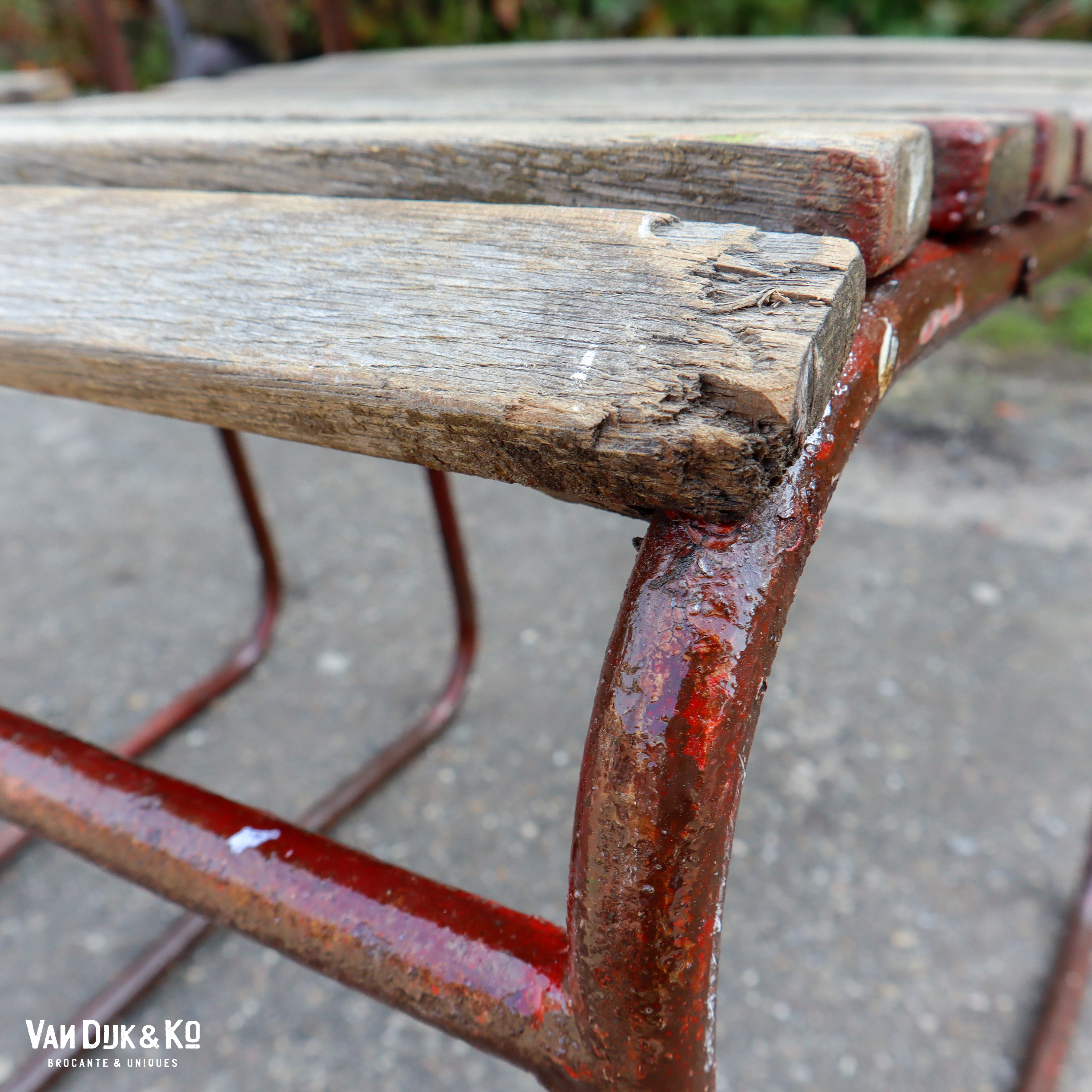 Vintage tuinstoelen - set van 2 - Afbeelding 4