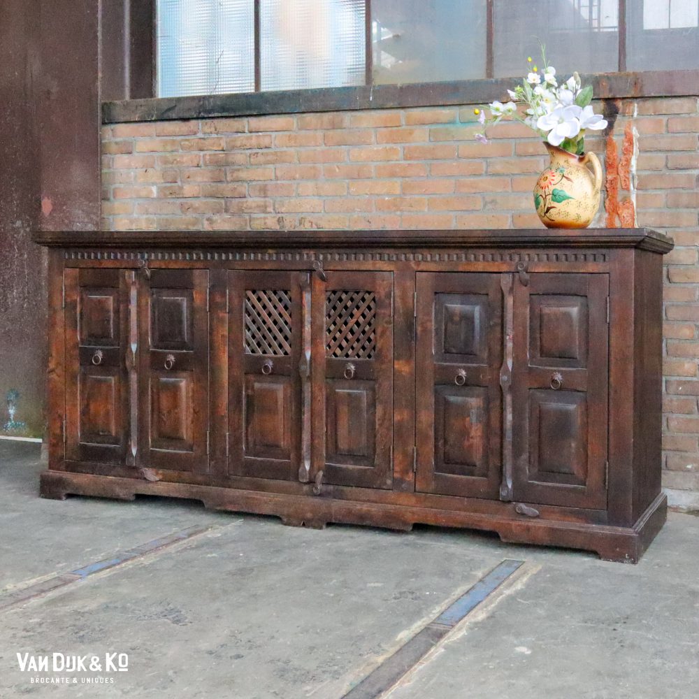 Robuust houten dressoir - Afbeelding 5