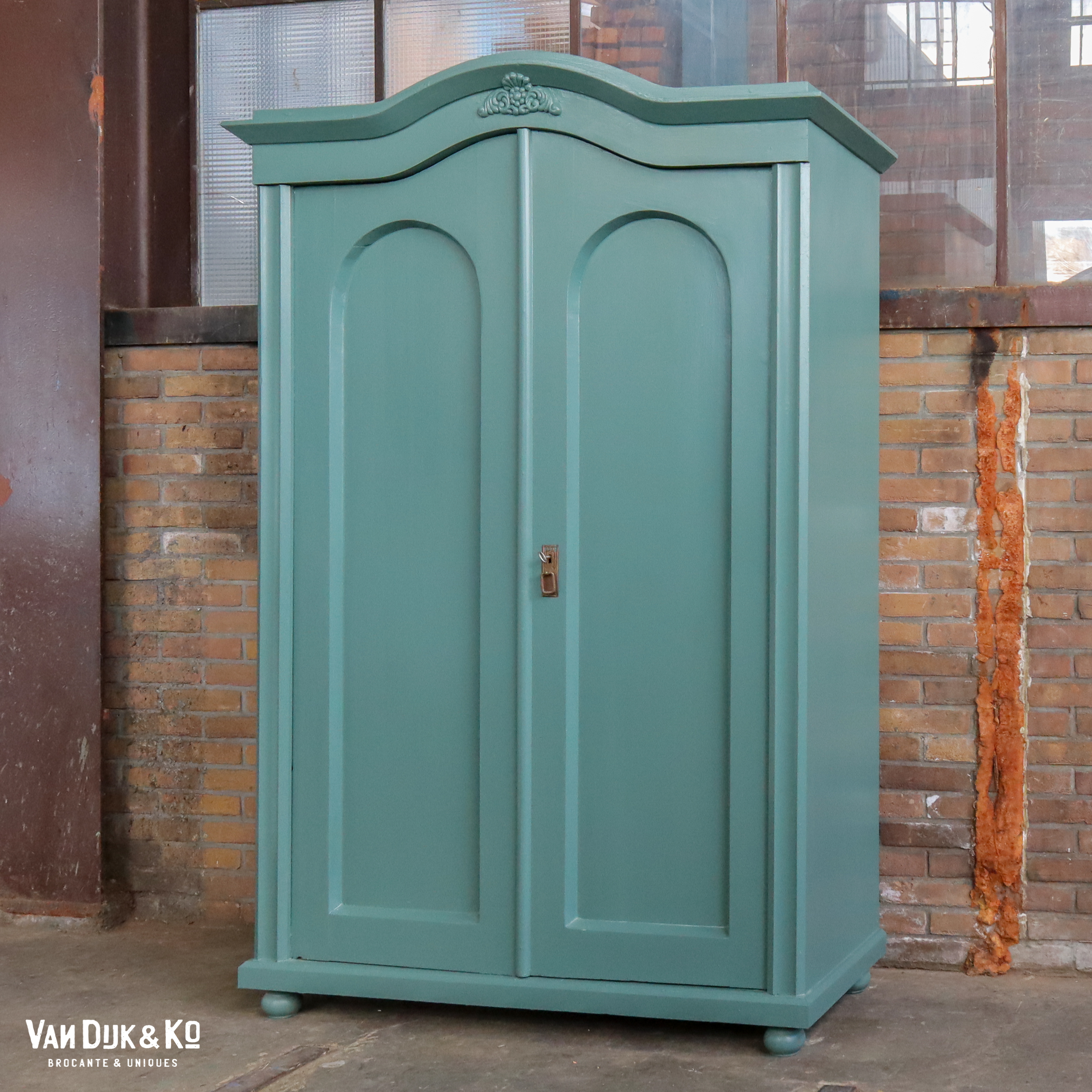 Groenblauwe linnenkast - Afbeelding 6