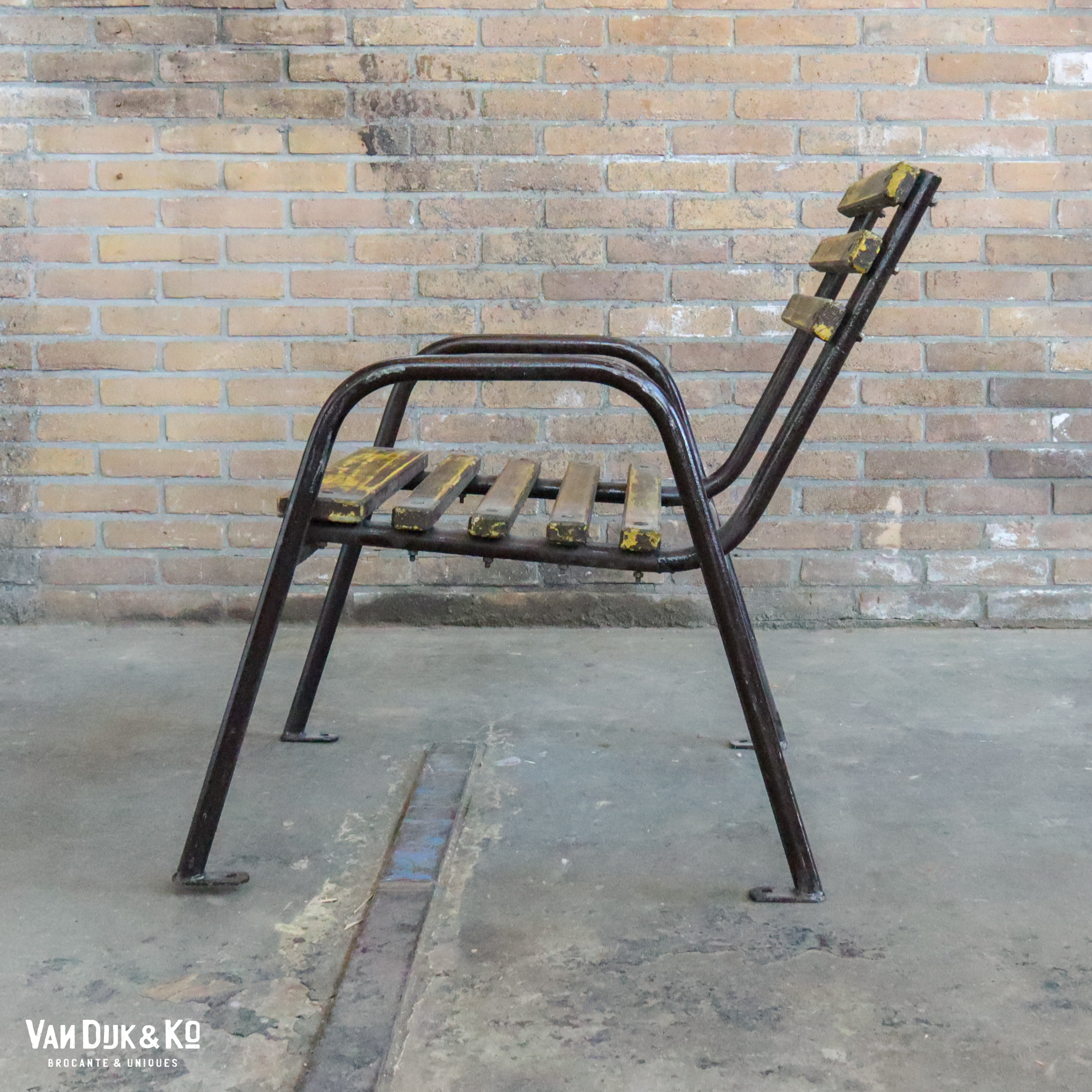Brocante tuinstoel - Afbeelding 3