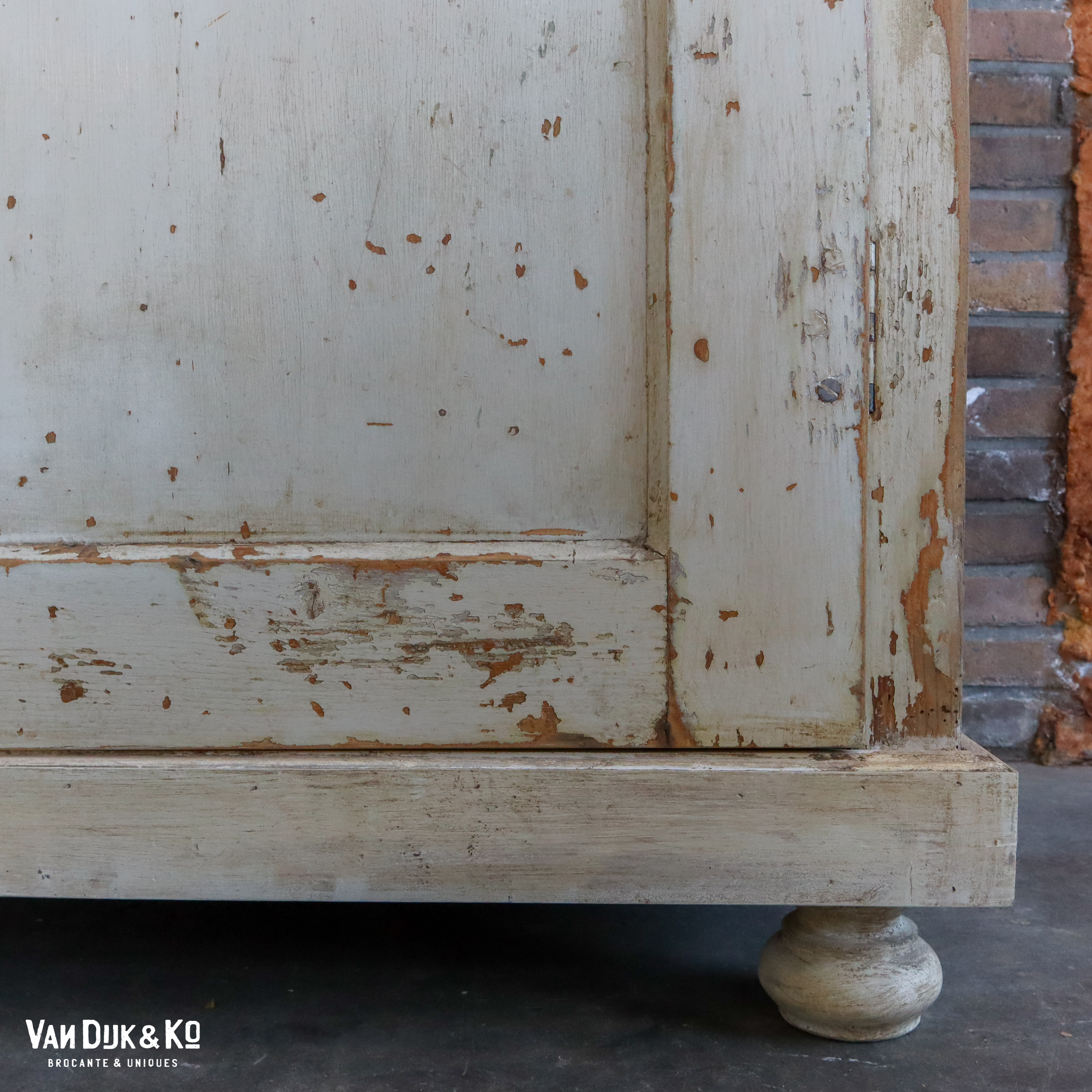 Brocante eendeurskast - Afbeelding 7