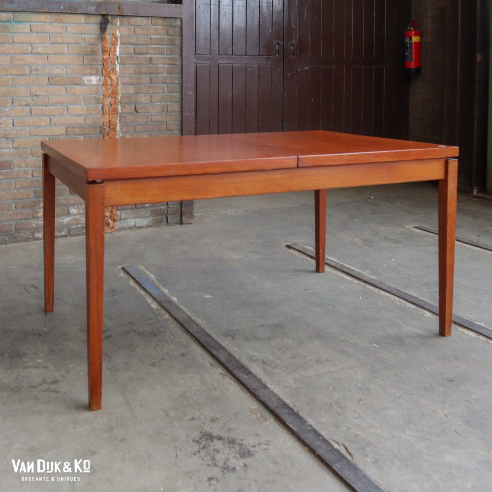 Uitschuifbare vintage tafel - Afbeelding 4