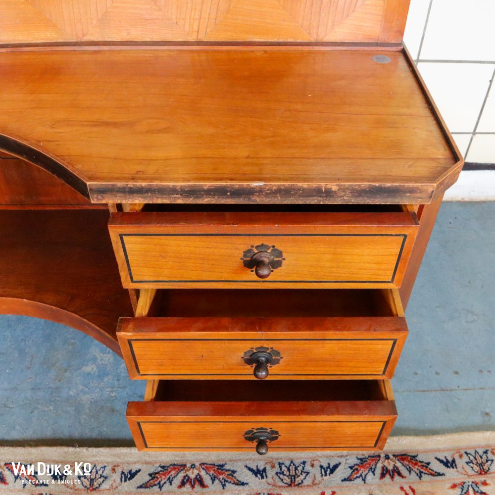 Vintage kaptafel met spiegel - Afbeelding 7