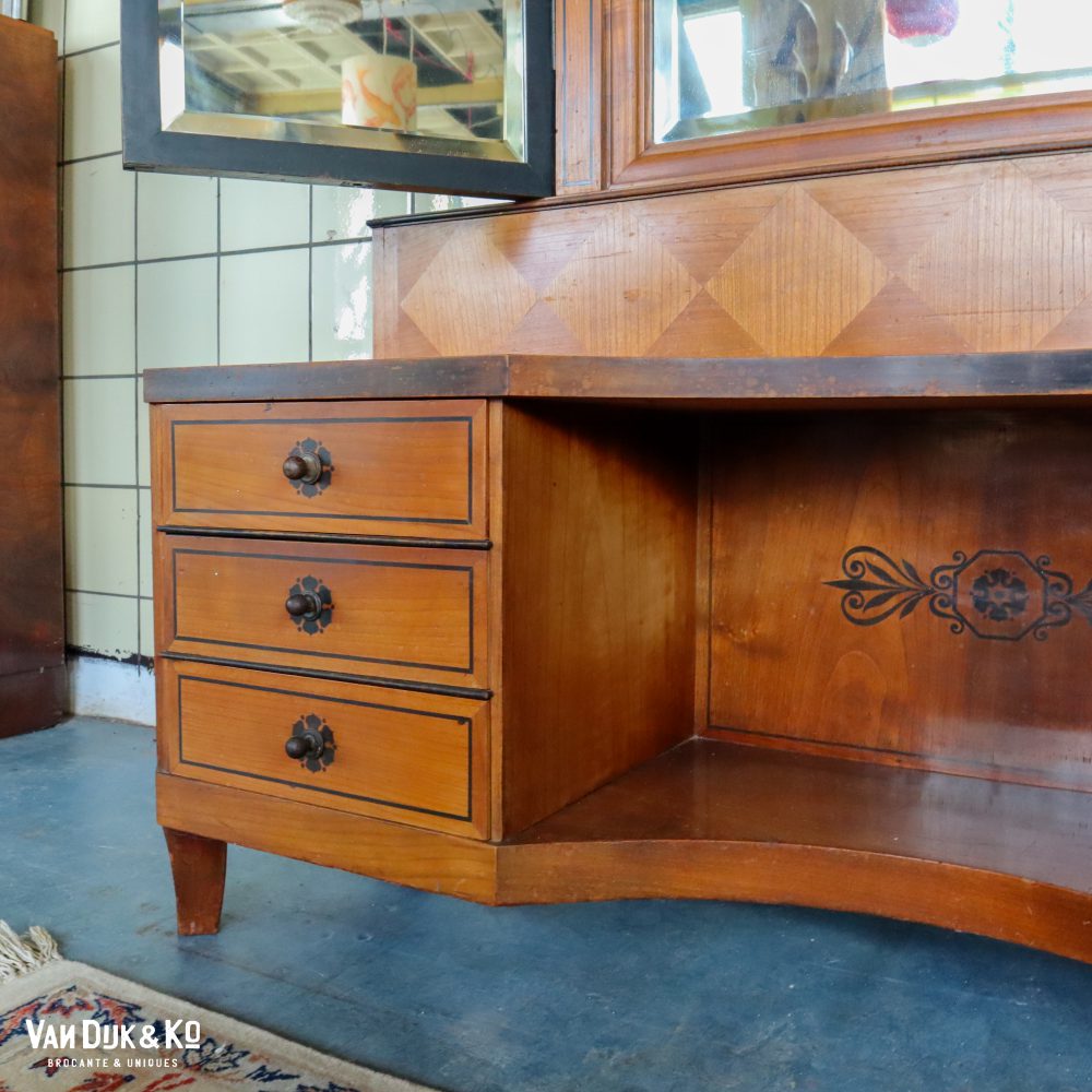 Vintage kaptafel met spiegel - Afbeelding 5