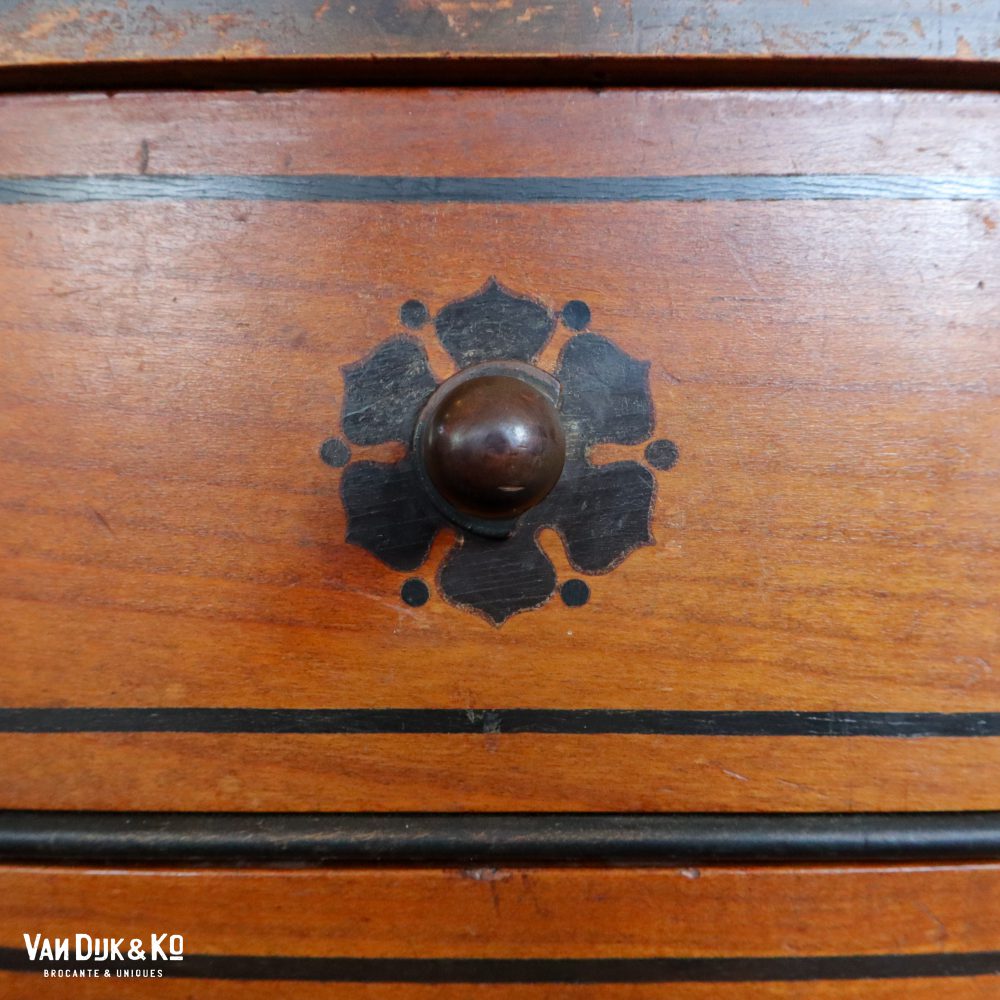 Vintage kaptafel met spiegel - Afbeelding 8