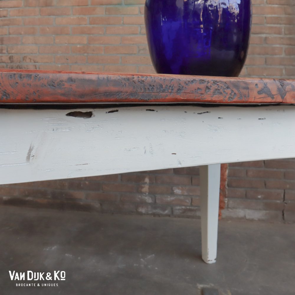 Vintage houten eettafel - Afbeelding 3