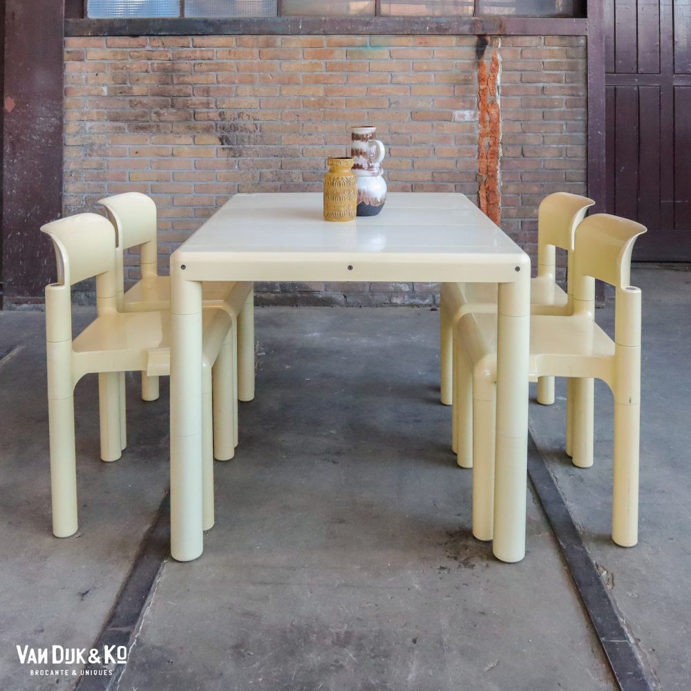 Design tafel met 4 stoelen - Eero Aarnio - Afbeelding 2