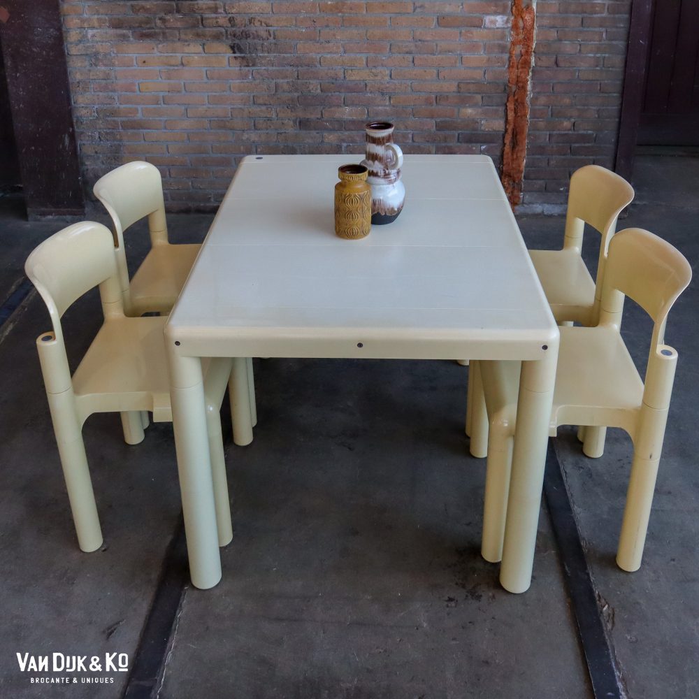 Design tafel met 4 stoelen - Eero Aarnio - Afbeelding 7