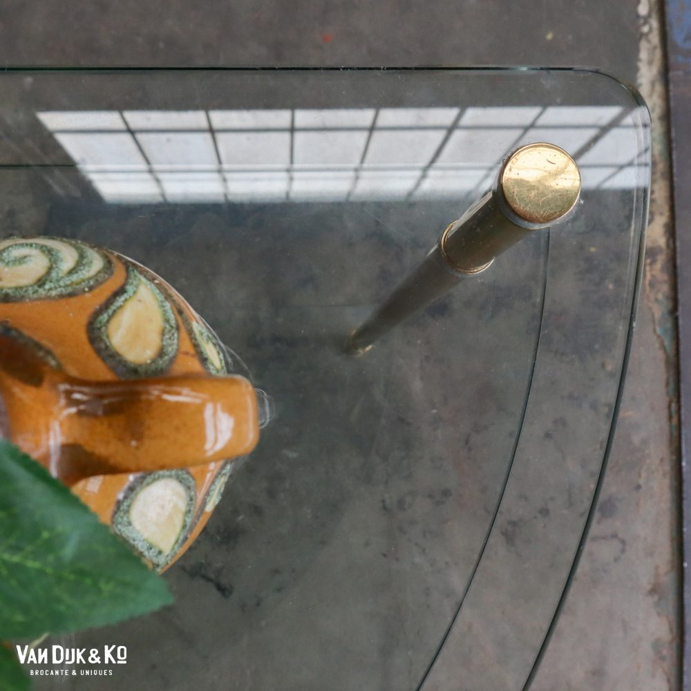 Vintage glazen wandtafel - Afbeelding 5